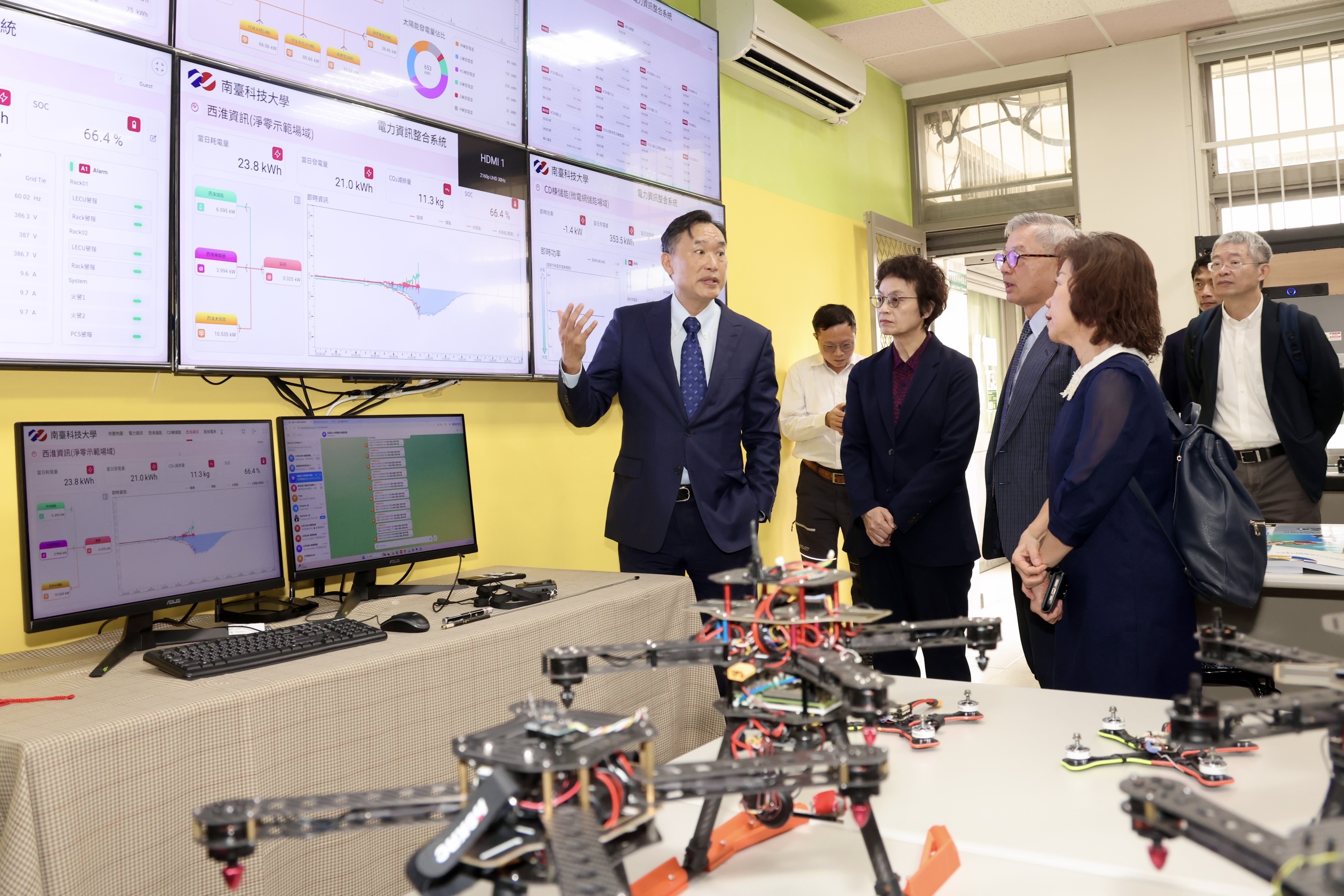 南台科大智慧微電網人才培育基地正式啟用  黃偉哲：盼凝聚更多跨域力量培育優秀專業人才
