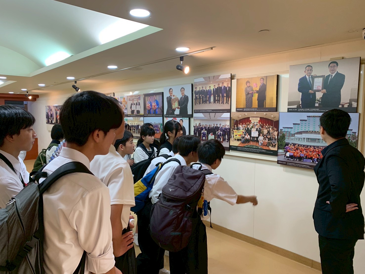 黃偉哲市長熱烈歡迎友誼市群馬縣水上町教育旅行團 阿部賢一町長率師生深入體驗台南魅力