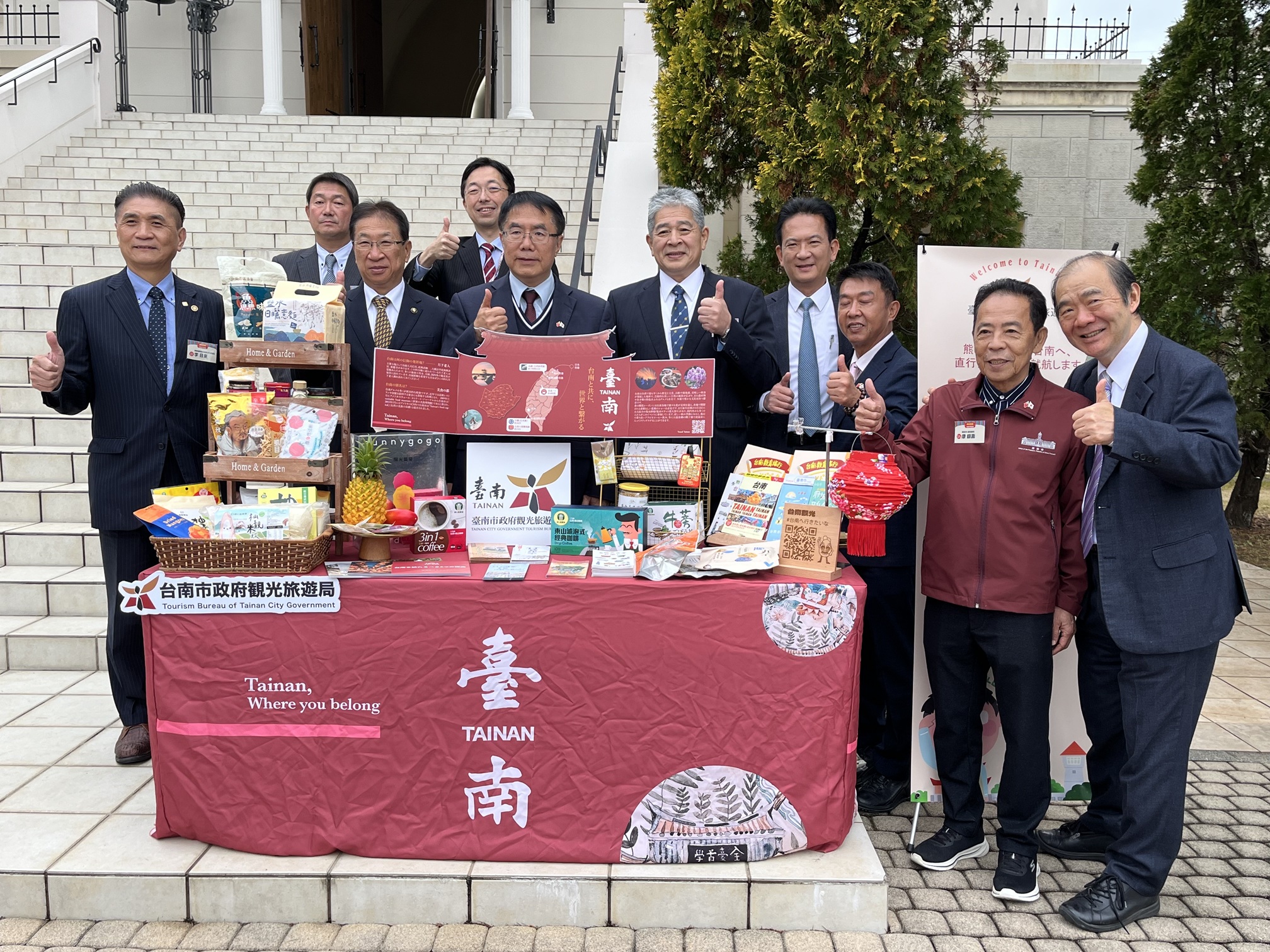 臺南市成功推動臺南熊本雙邊直航 黃偉哲市長親率市府與觀光訪團首航赴熊本深化臺日交流