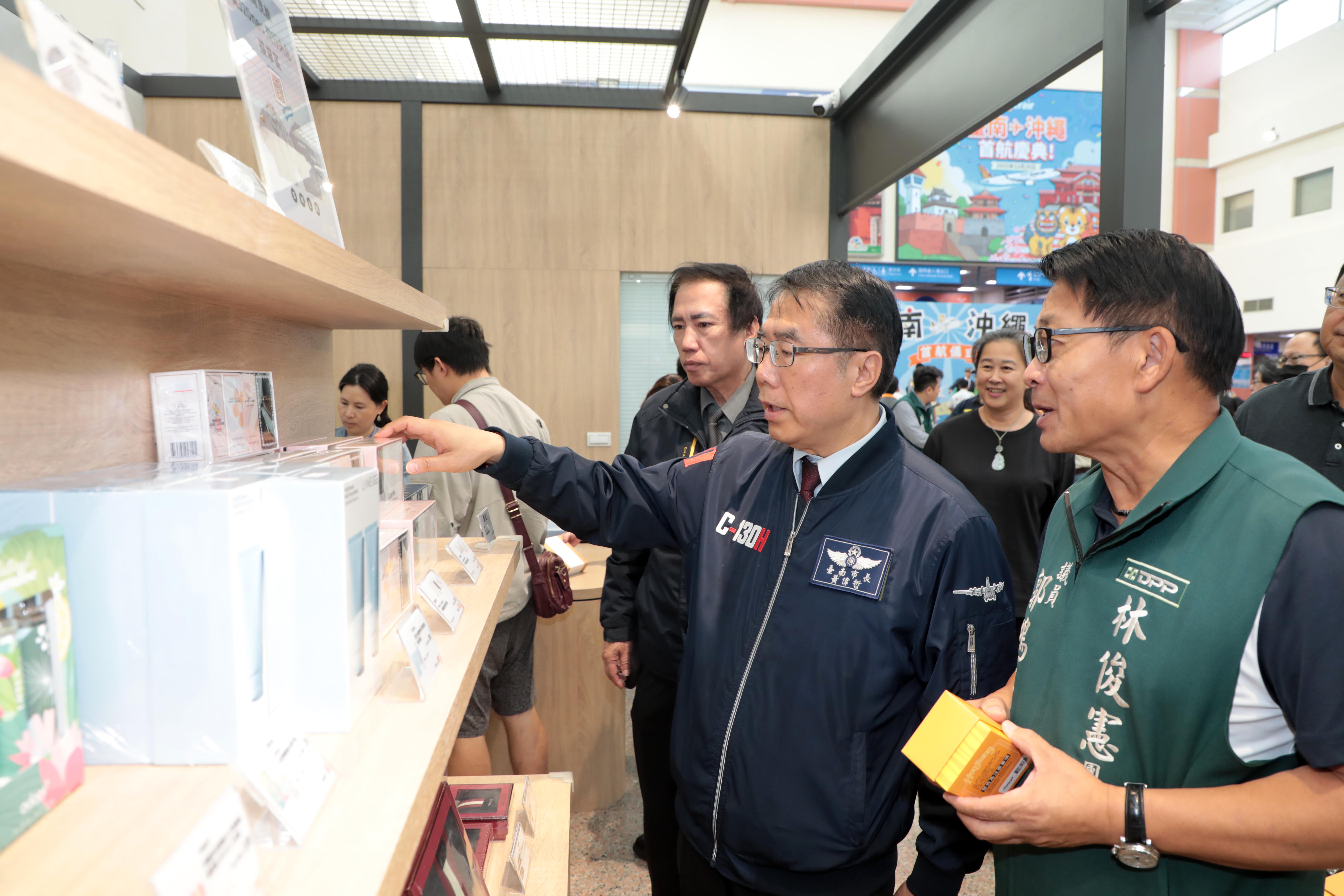 台南與沖繩直航正式開啟 黃偉哲開心迎接首批沖繩來台旅客