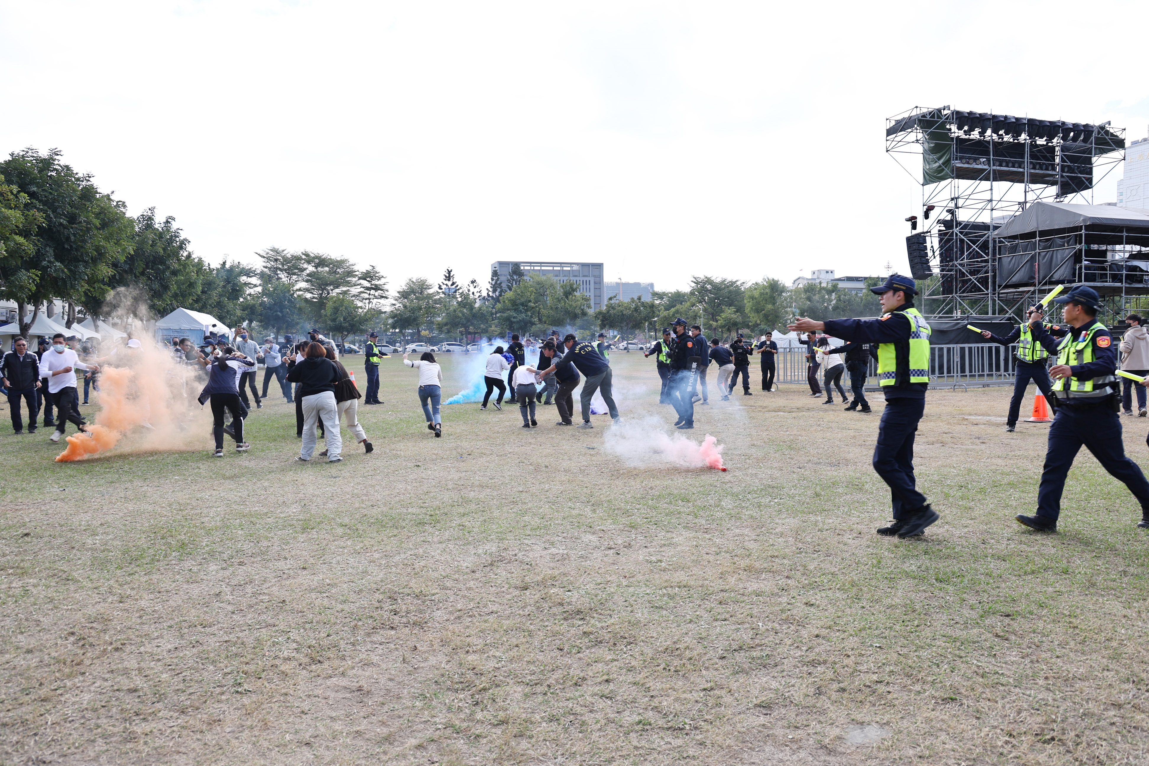 因應2026跨年南市辦理超逼真維安演練  黃偉哲：做最好準備確保市民安全