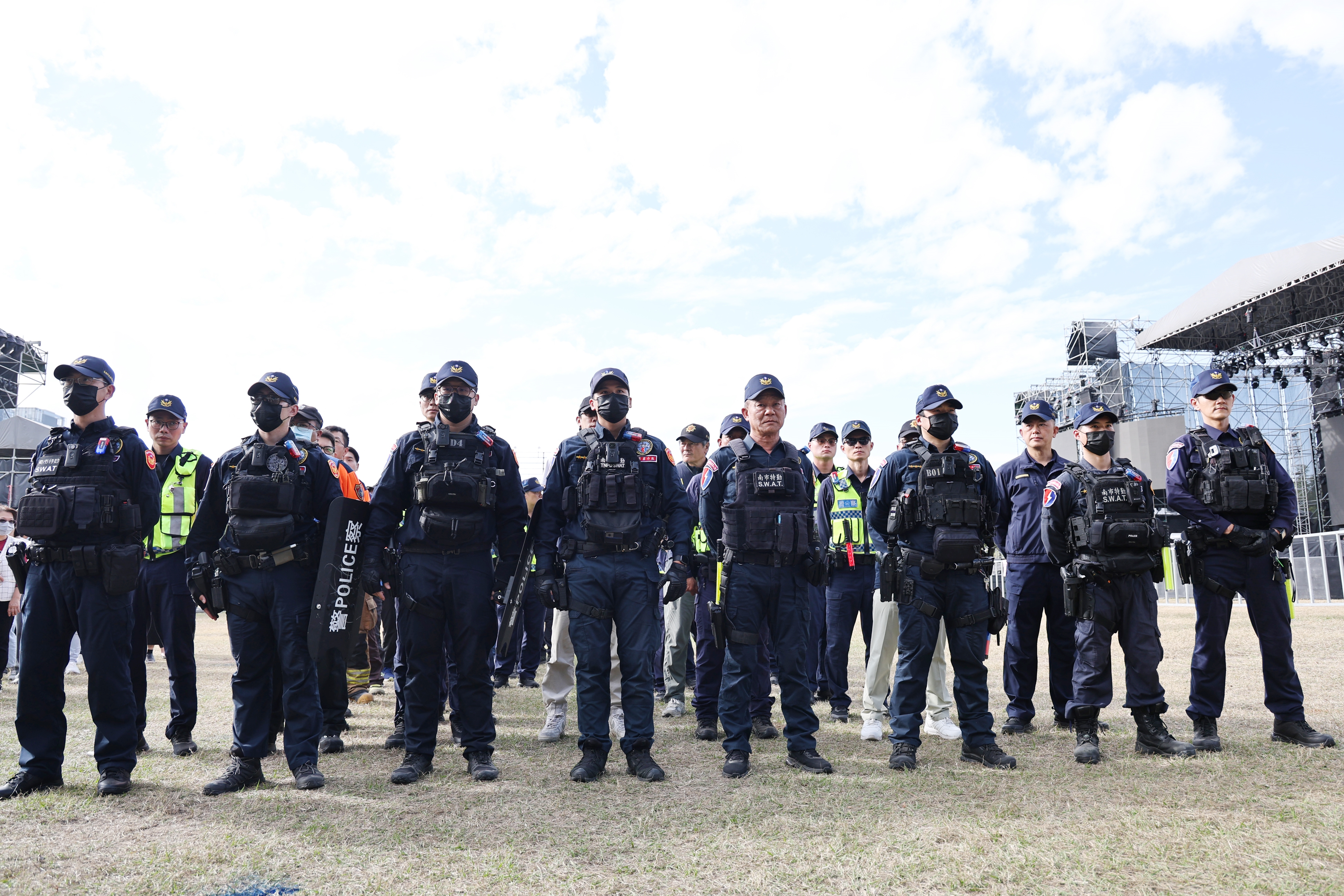 因應2026跨年南市辦理超逼真維安演練  黃偉哲：做最好準備確保市民安全