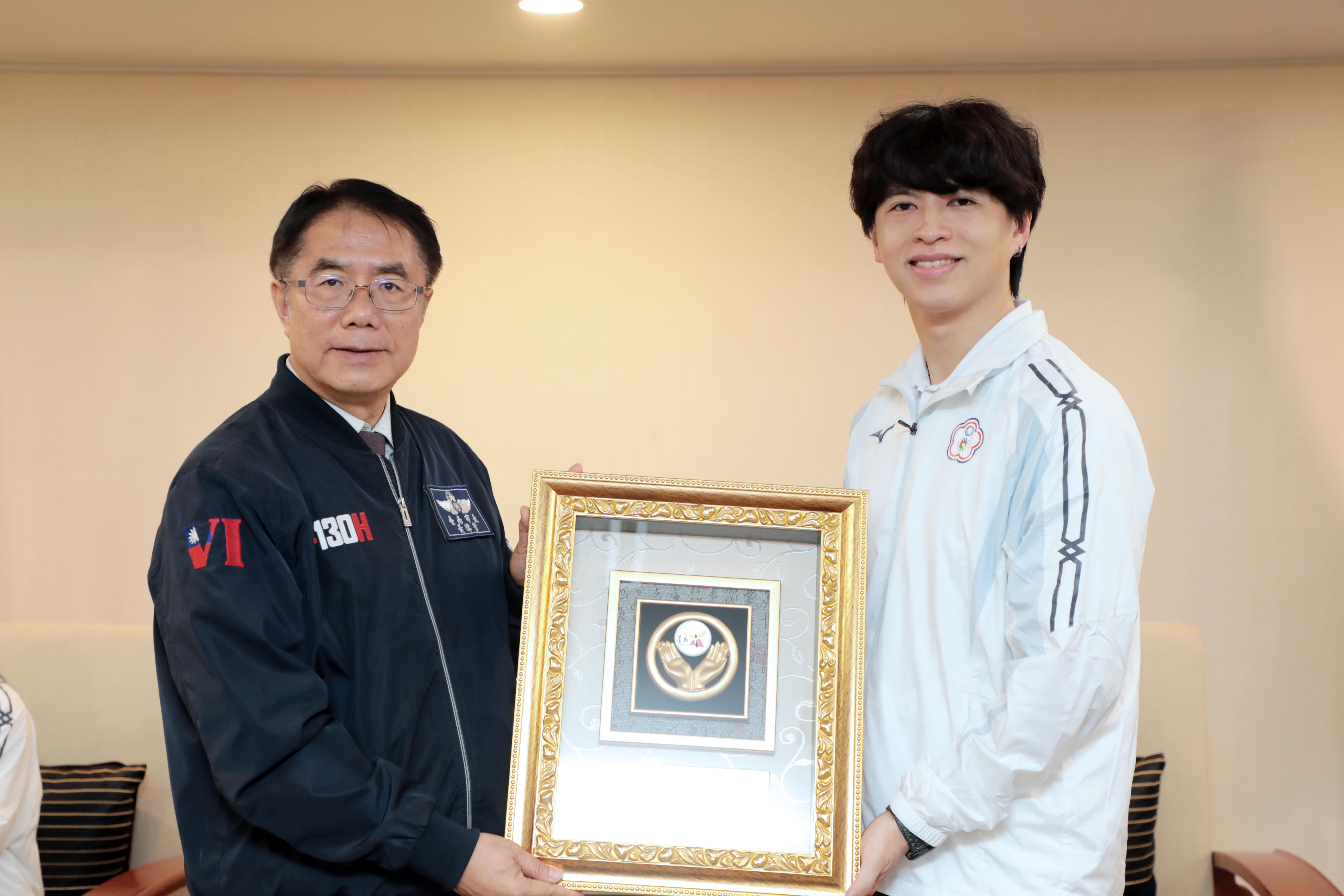 2025達福林匹克運動會台南勇奪1金1銀3銅佳績 黃偉哲表揚嘉勉選手