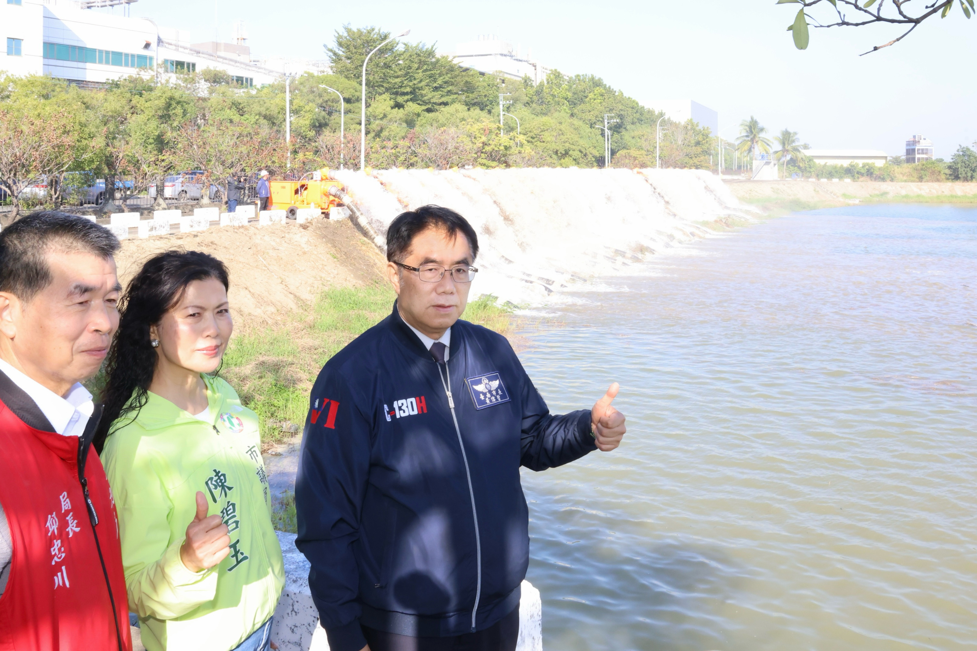 台南超前部署強化治水！60台移動式抽水機交機啟用 黃偉哲致力打造高韌性防汛城市