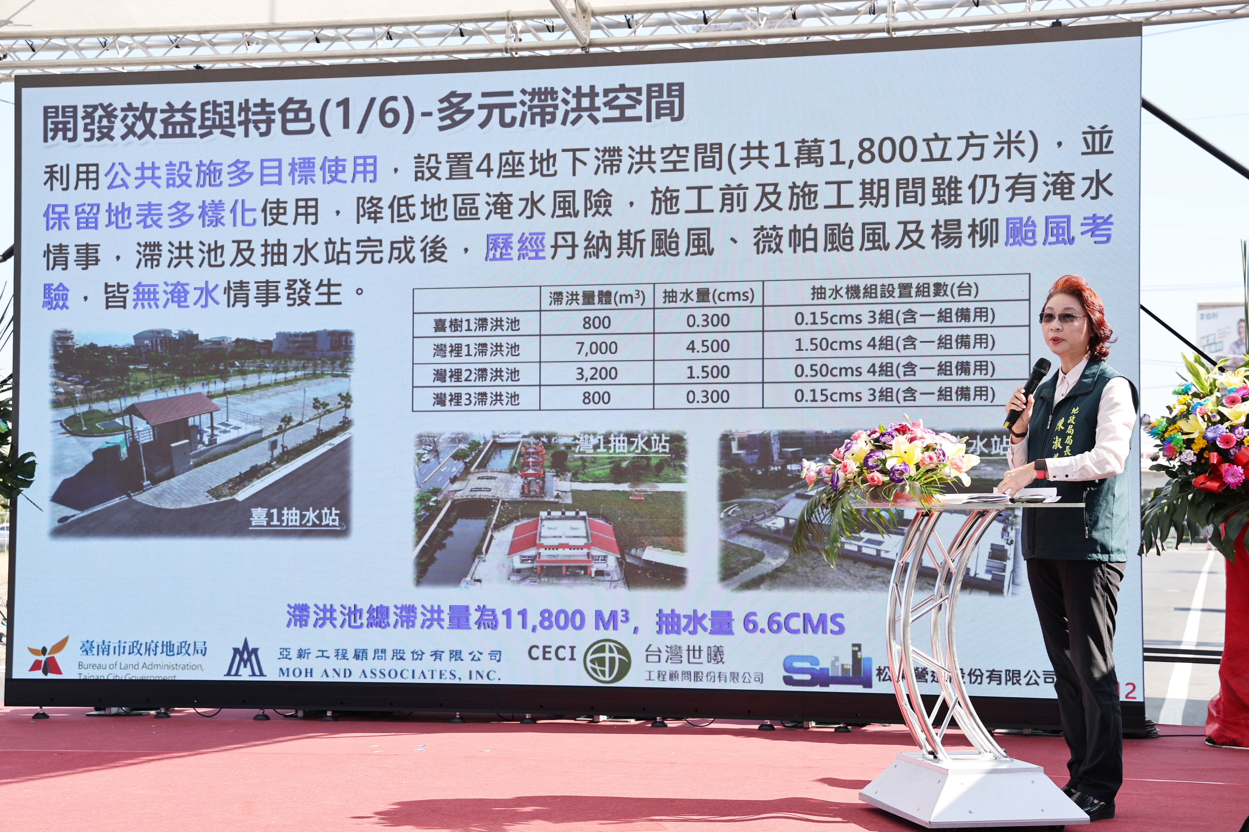 黃偉哲領軍推動喜樹灣裡重劃與防洪建設　打造南台南宜居新典範