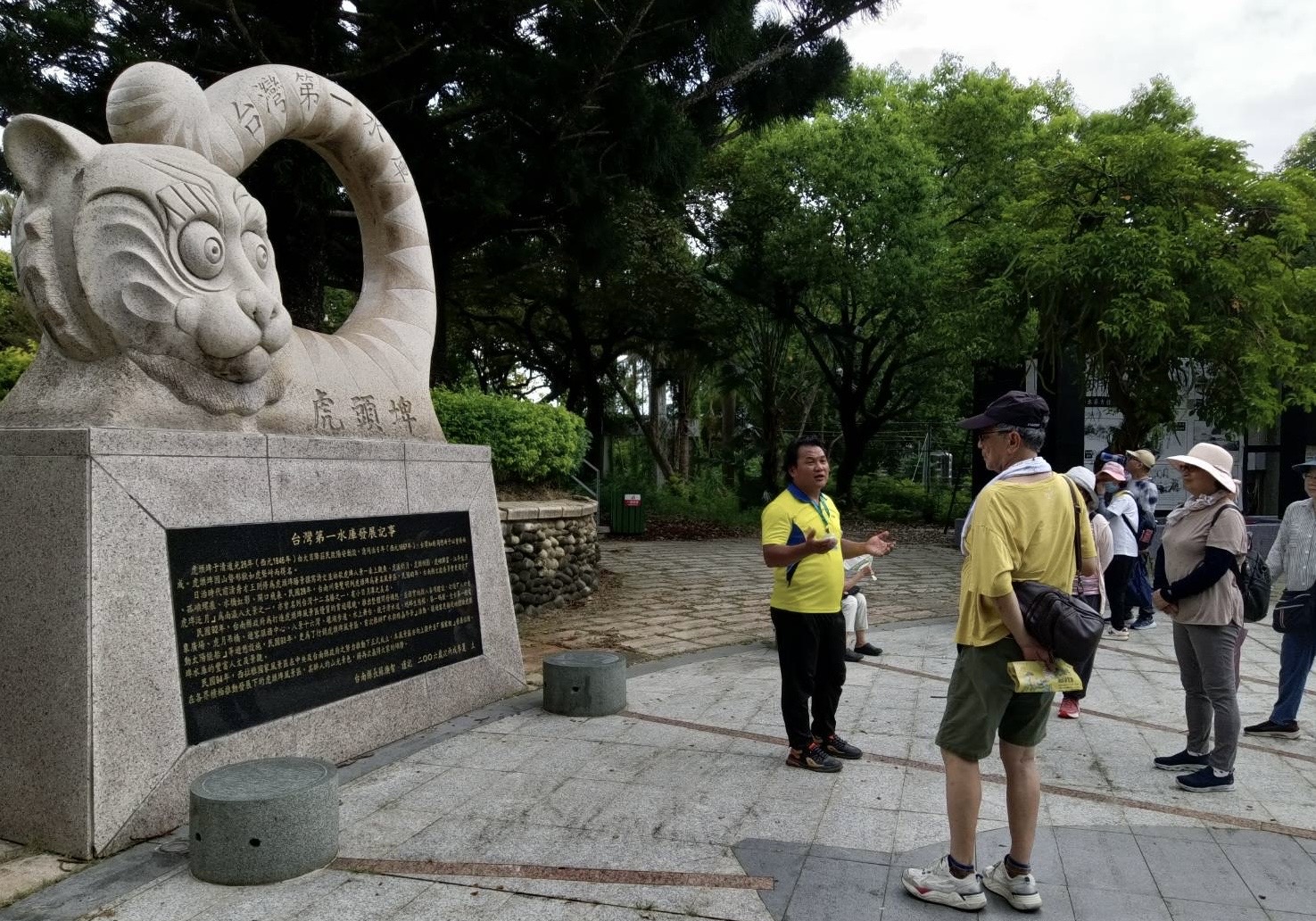 虎頭埤假日提供免費導覽新化神社遺構  帶領遊客探訪秘境深化旅遊體驗
