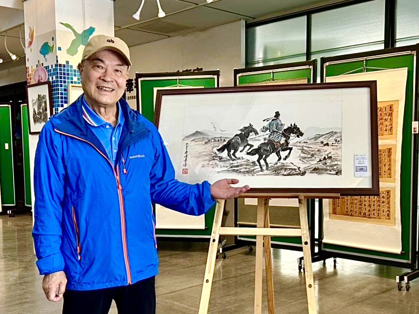 以筆墨書寫退休人生 柳營遊子的藝術歸鄉路