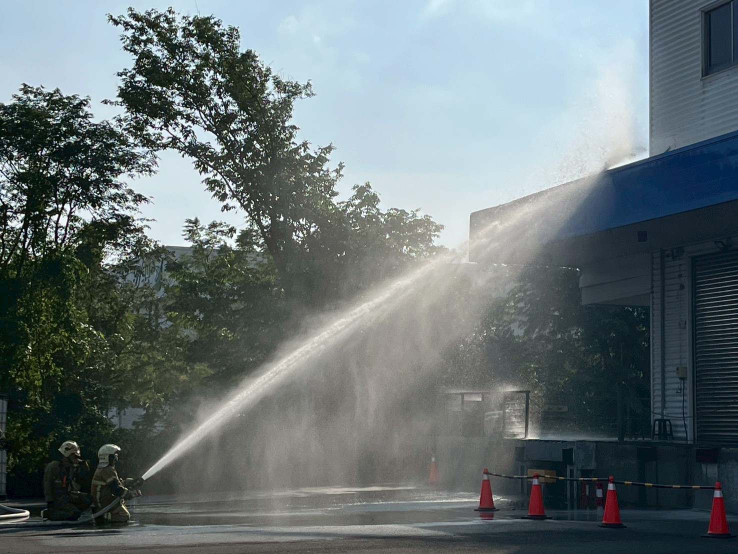 園區防災演練，強化整體防災意識