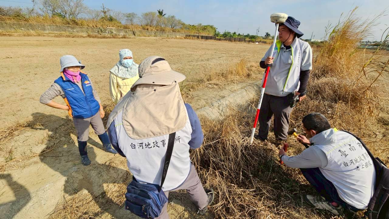 白河農田災後重建：春節前完成土地測量，加速淤砂農田復耕！