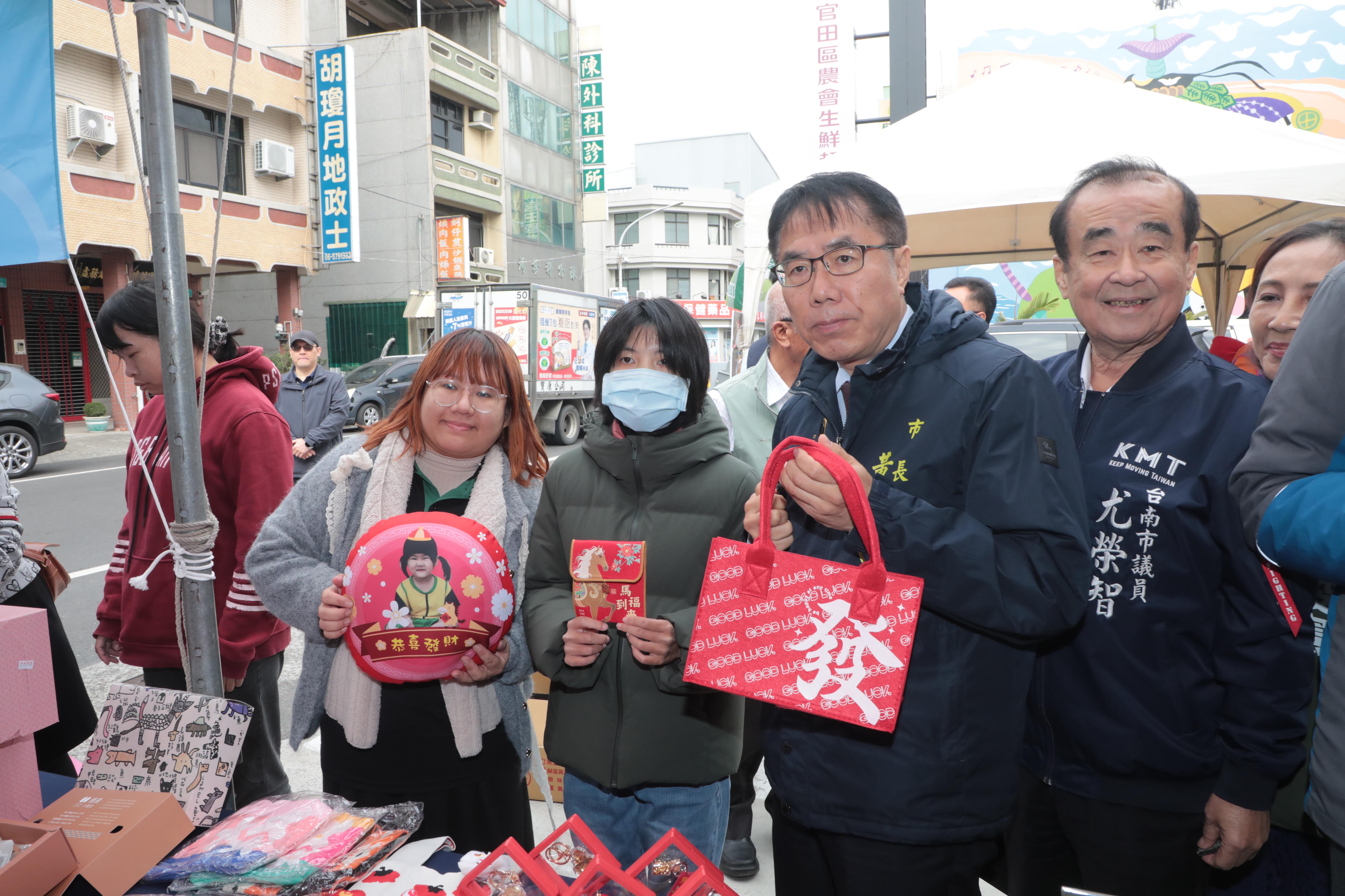 最有愛的年菜在台南！黃偉哲力挺庇護工場　邀市民用消費傳遞溫暖迎金馬年