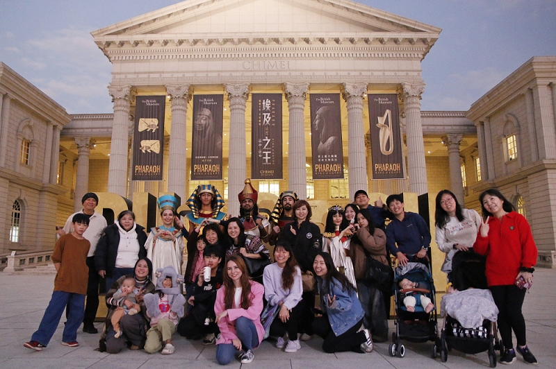 奇美大展《埃及之王：法老》開展 觀旅局推法老遊臺南 黃偉哲拍KUSO影片邀民眾分享抽50張門票