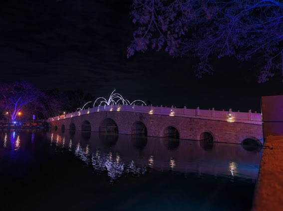 用光影藝術點亮新營天鵝湖 黃偉哲邀親子同遊「2026新營波光節」