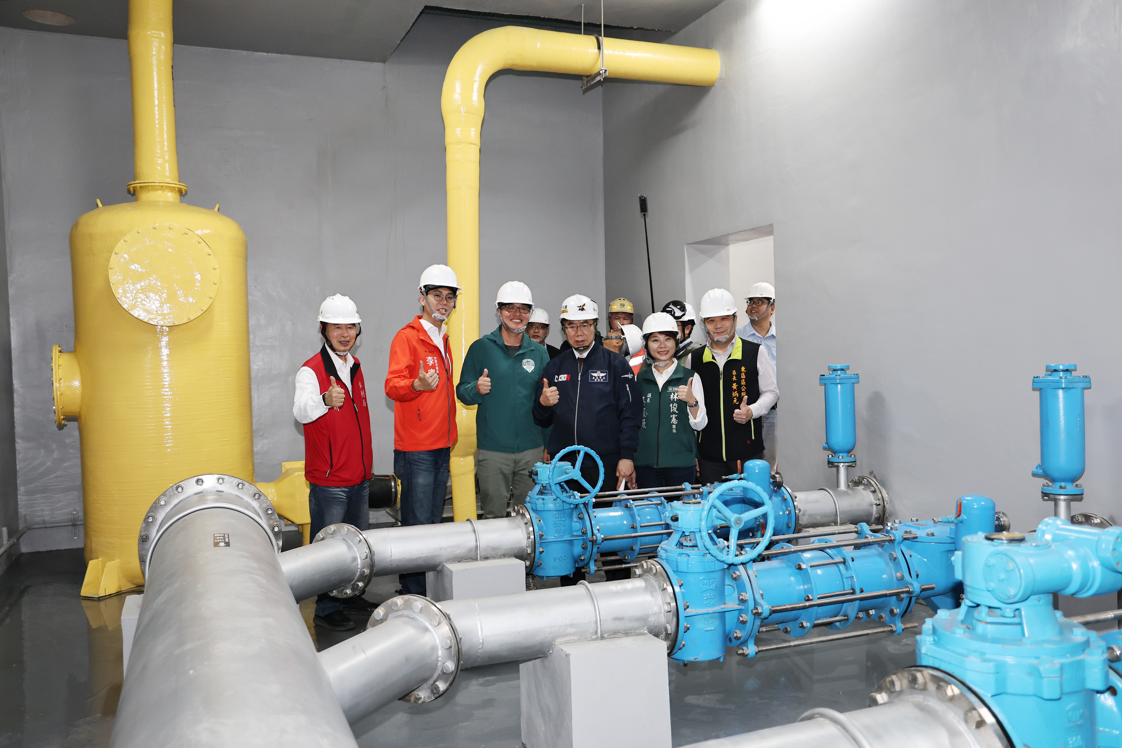 黃偉哲視察虎尾寮污水下水道工程　推動接管建設提升城市環境品質