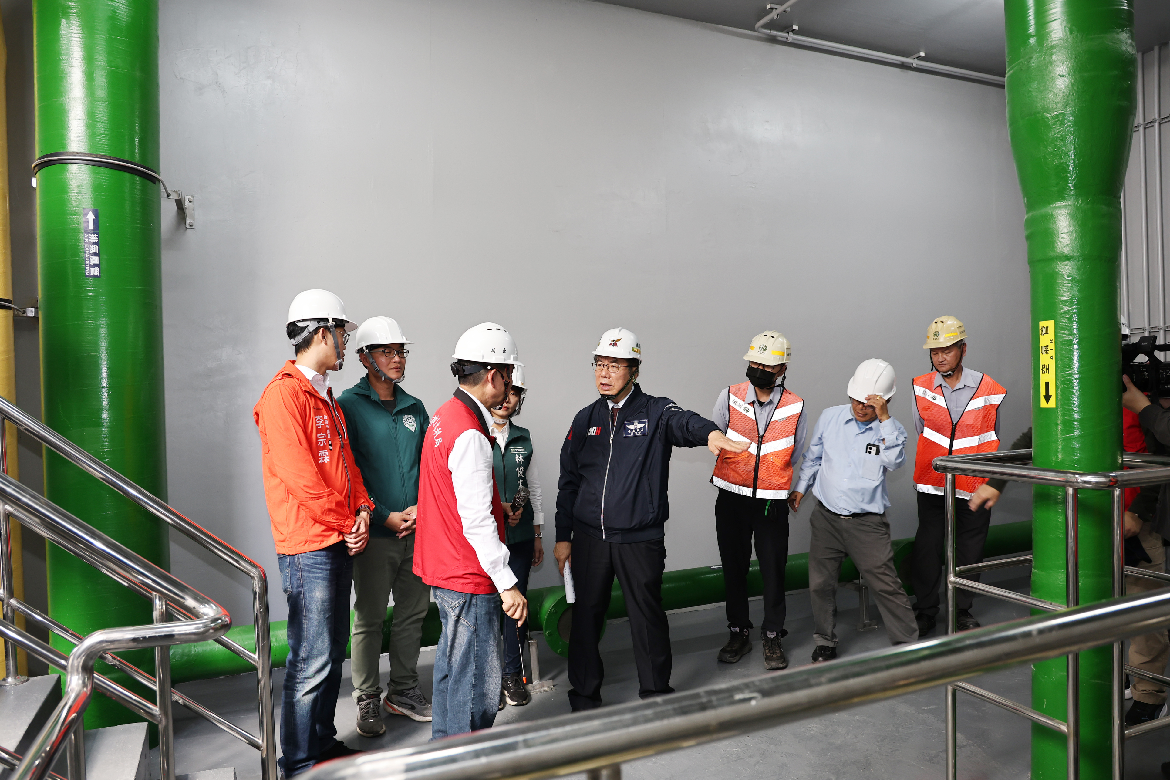 黃偉哲視察虎尾寮污水下水道工程　推動接管建設提升城市環境品質