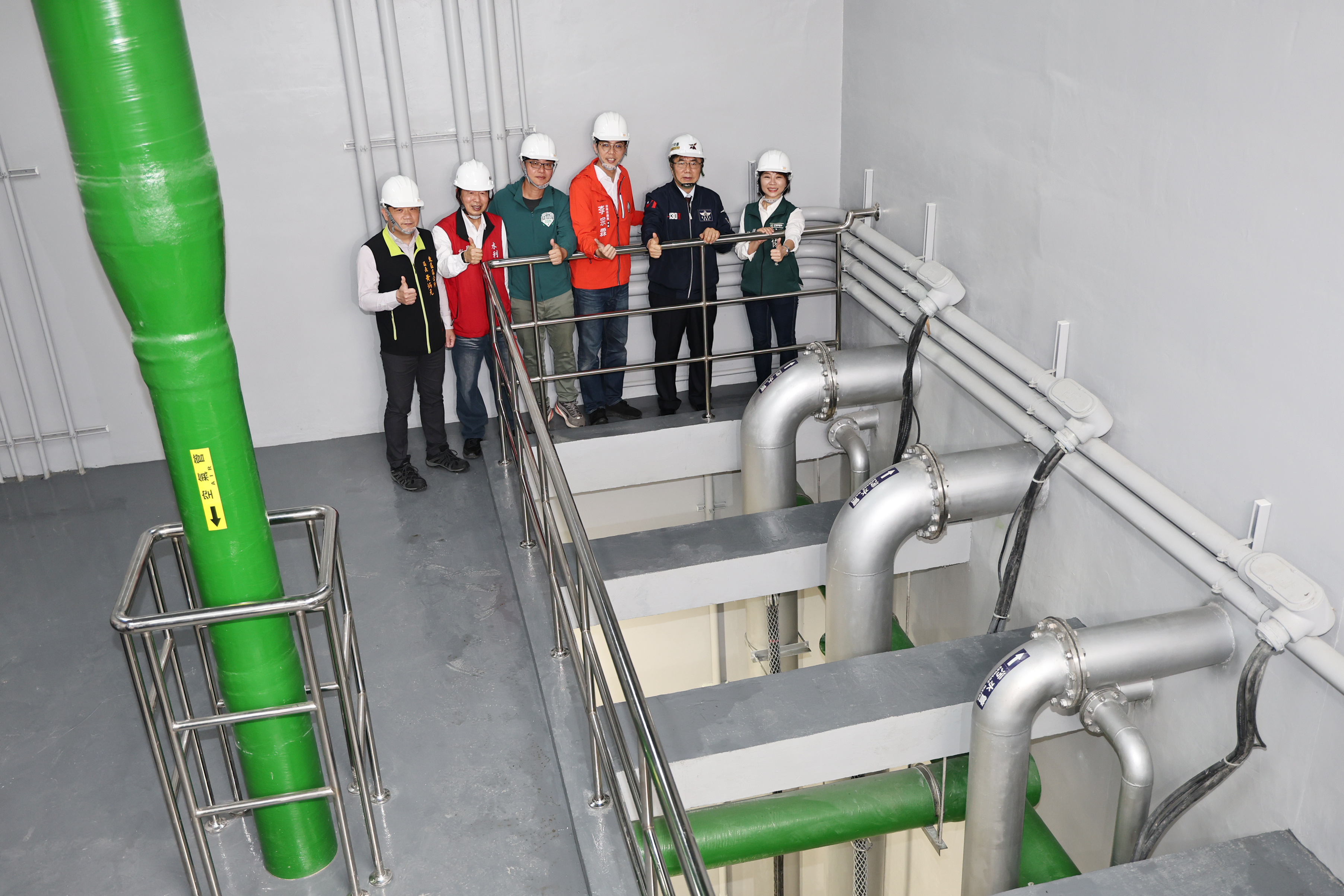 黃偉哲視察虎尾寮污水下水道工程　推動接管建設提升城市環境品質