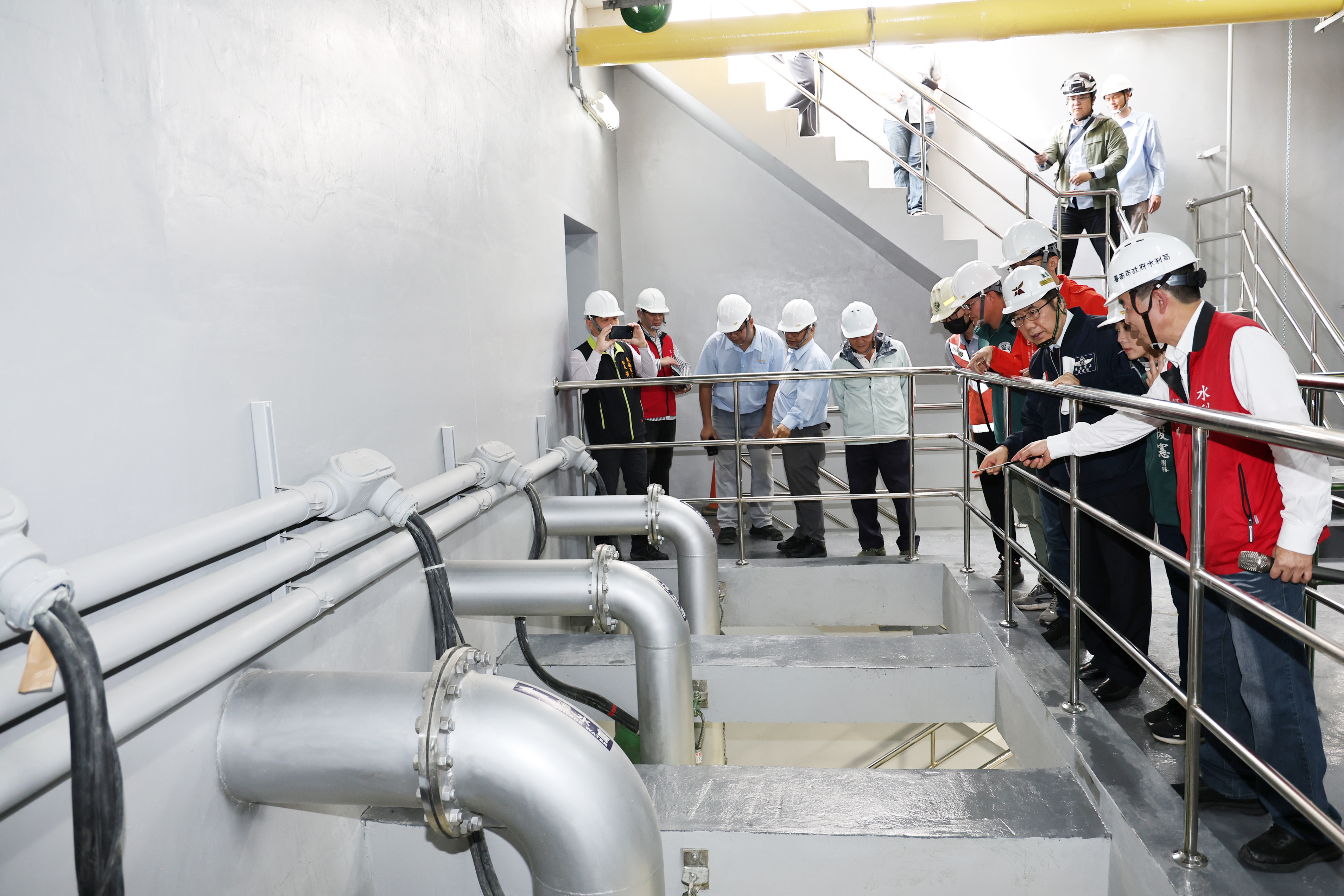 黃偉哲視察虎尾寮污水下水道工程　推動接管建設提升城市環境品質