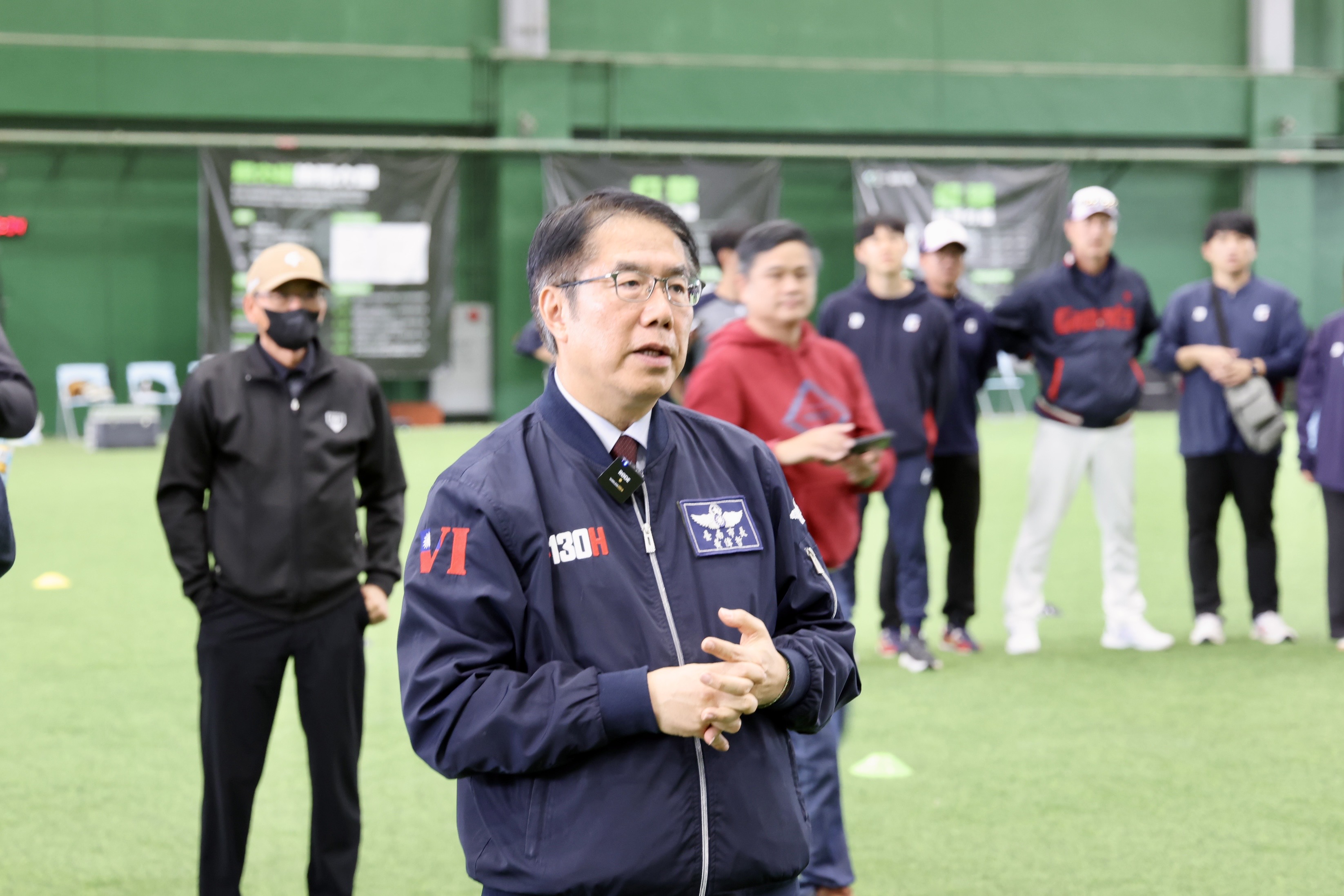 黃偉哲探班韓職樂天巨人亞太春訓兼公益棒球講座　感謝深化台韓棒球交流