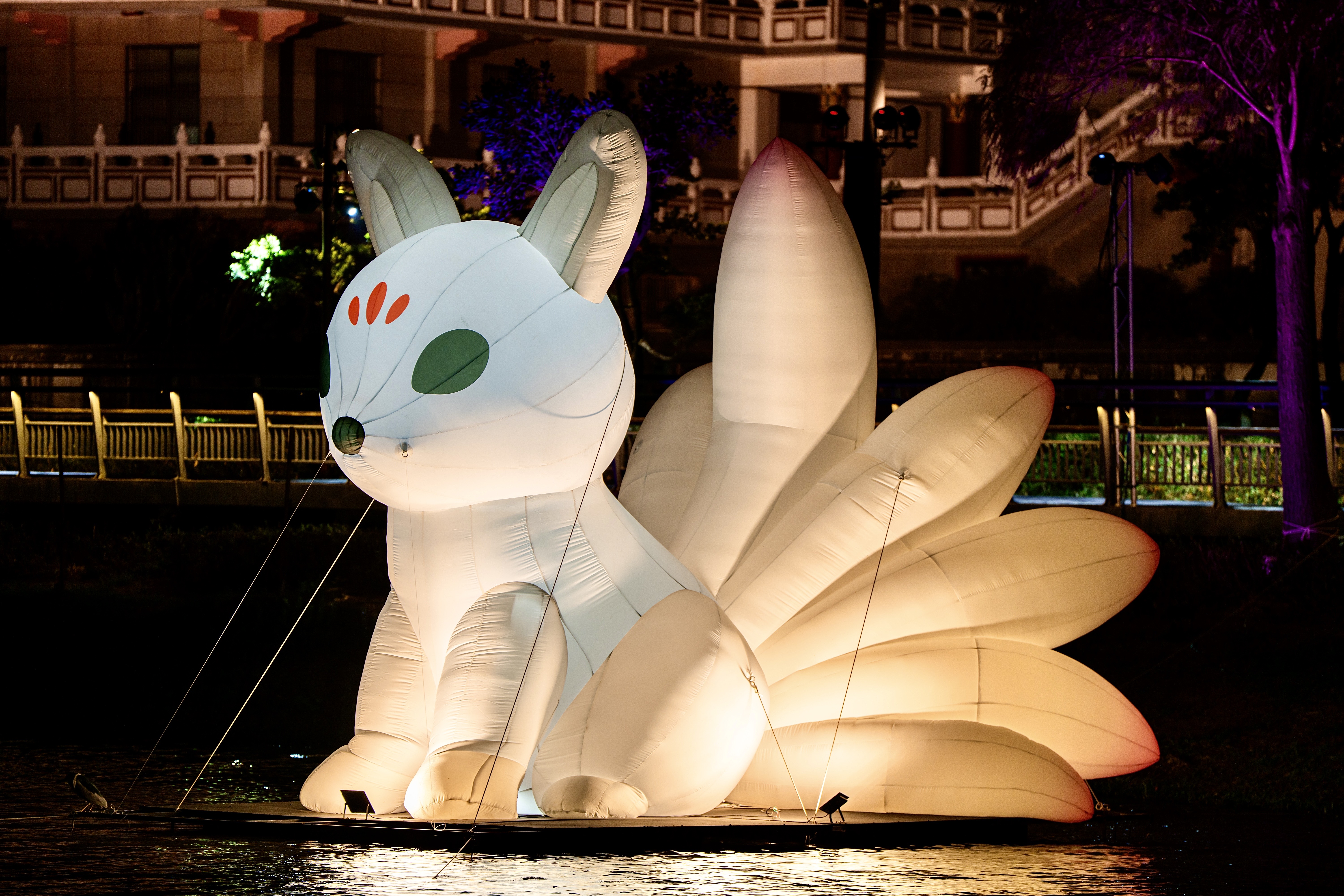 月津港燈節「雲端光景」浪漫啟燈點亮鹽水夜色 黃偉哲邀全國民眾親身體驗台南之美