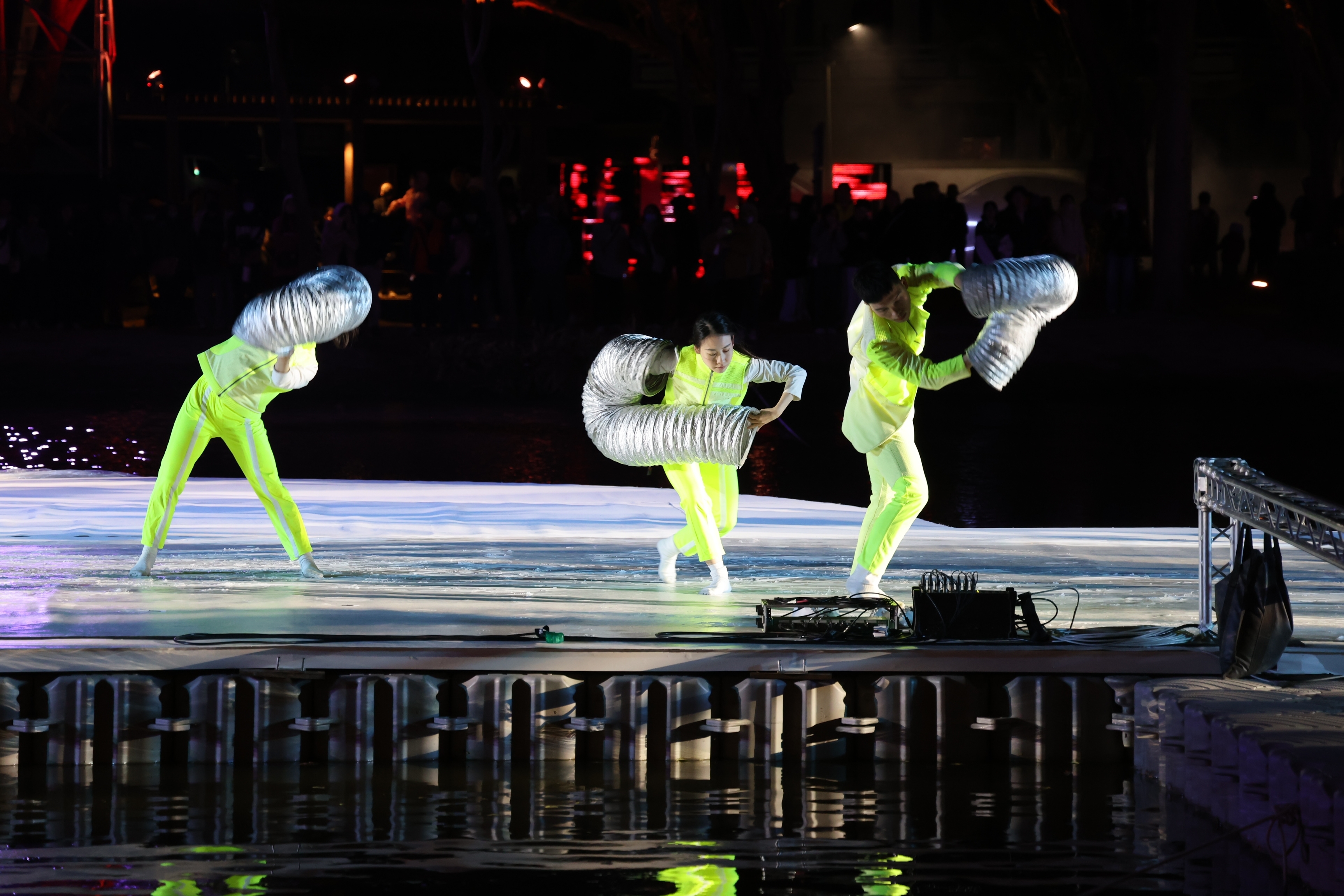 月津港燈節「雲端光景」浪漫啟燈點亮鹽水夜色 黃偉哲邀全國民眾親身體驗台南之美