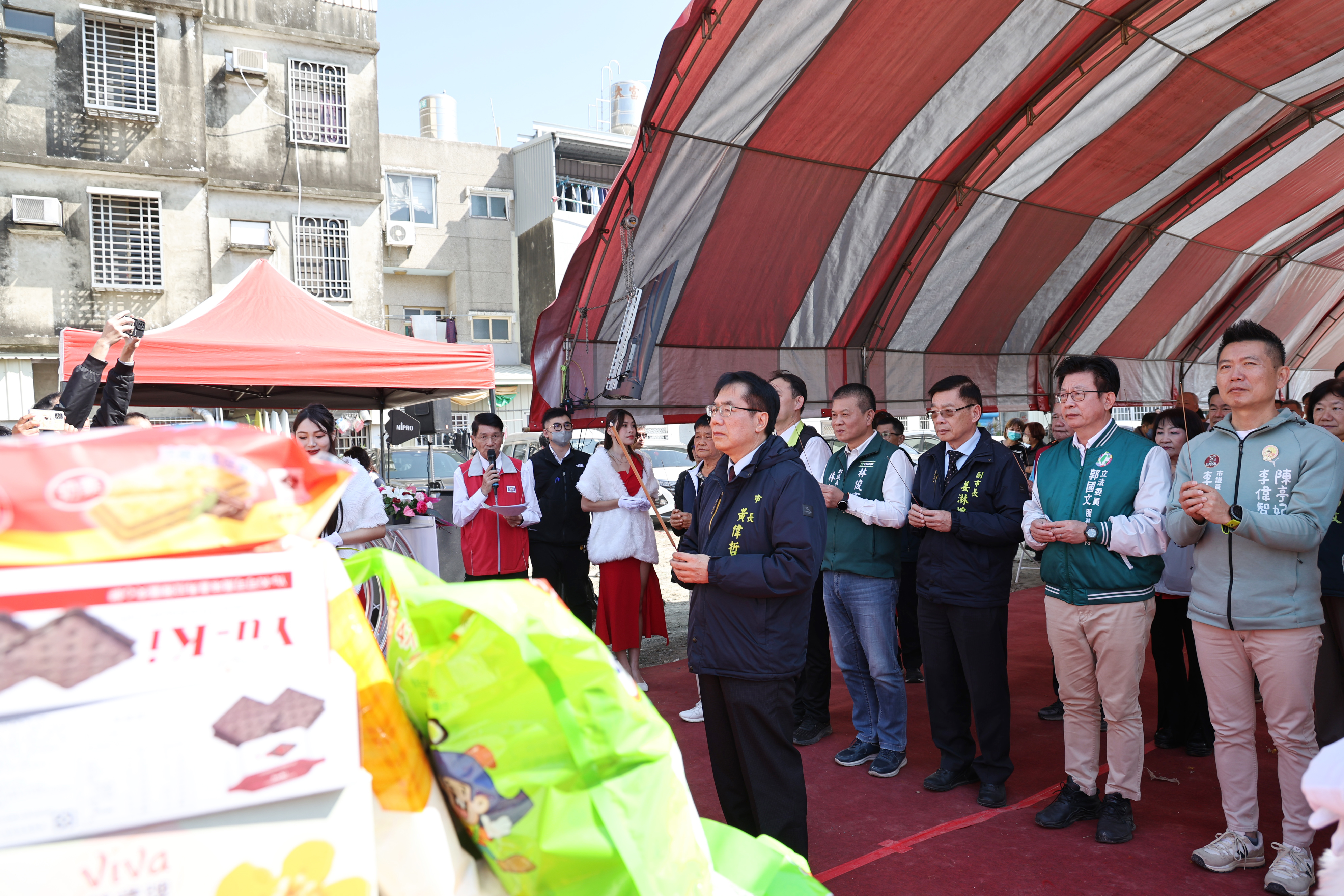 安定港口港南聯合活動暨公托中心動土  中央地方攜手投入1億元打造社區新據點