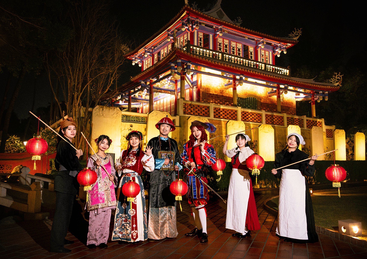 熱蘭遮市集赤崁樓點燈開市　一起穿越時空迎元宵