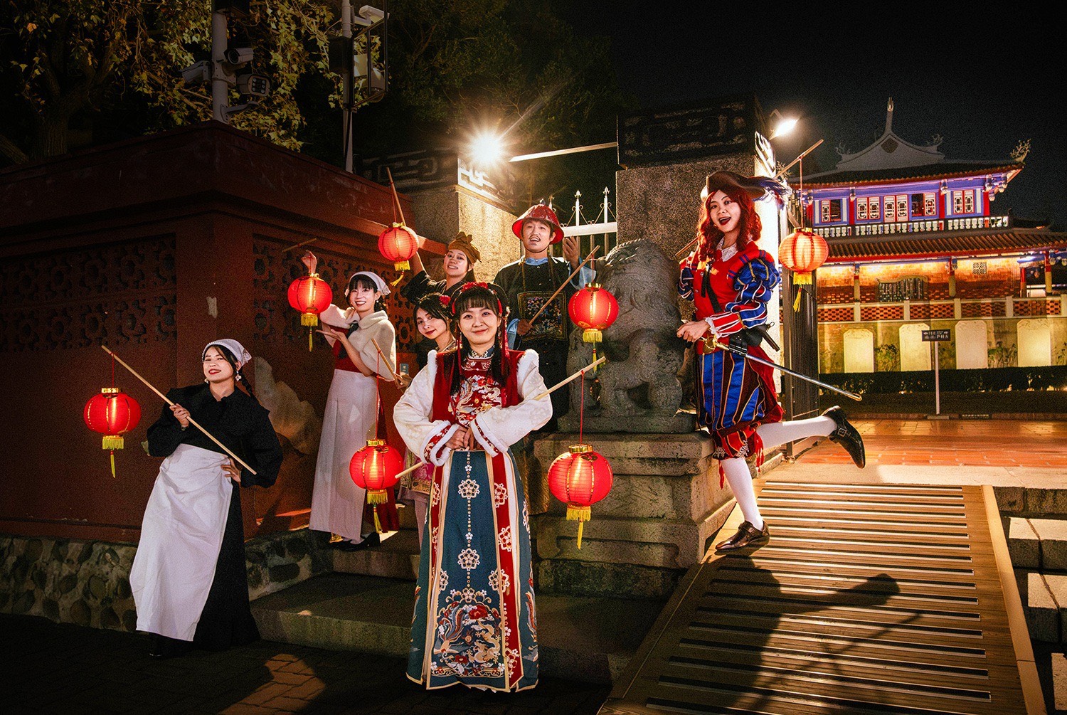 熱蘭遮市集赤崁樓點燈開市　一起穿越時空迎元宵