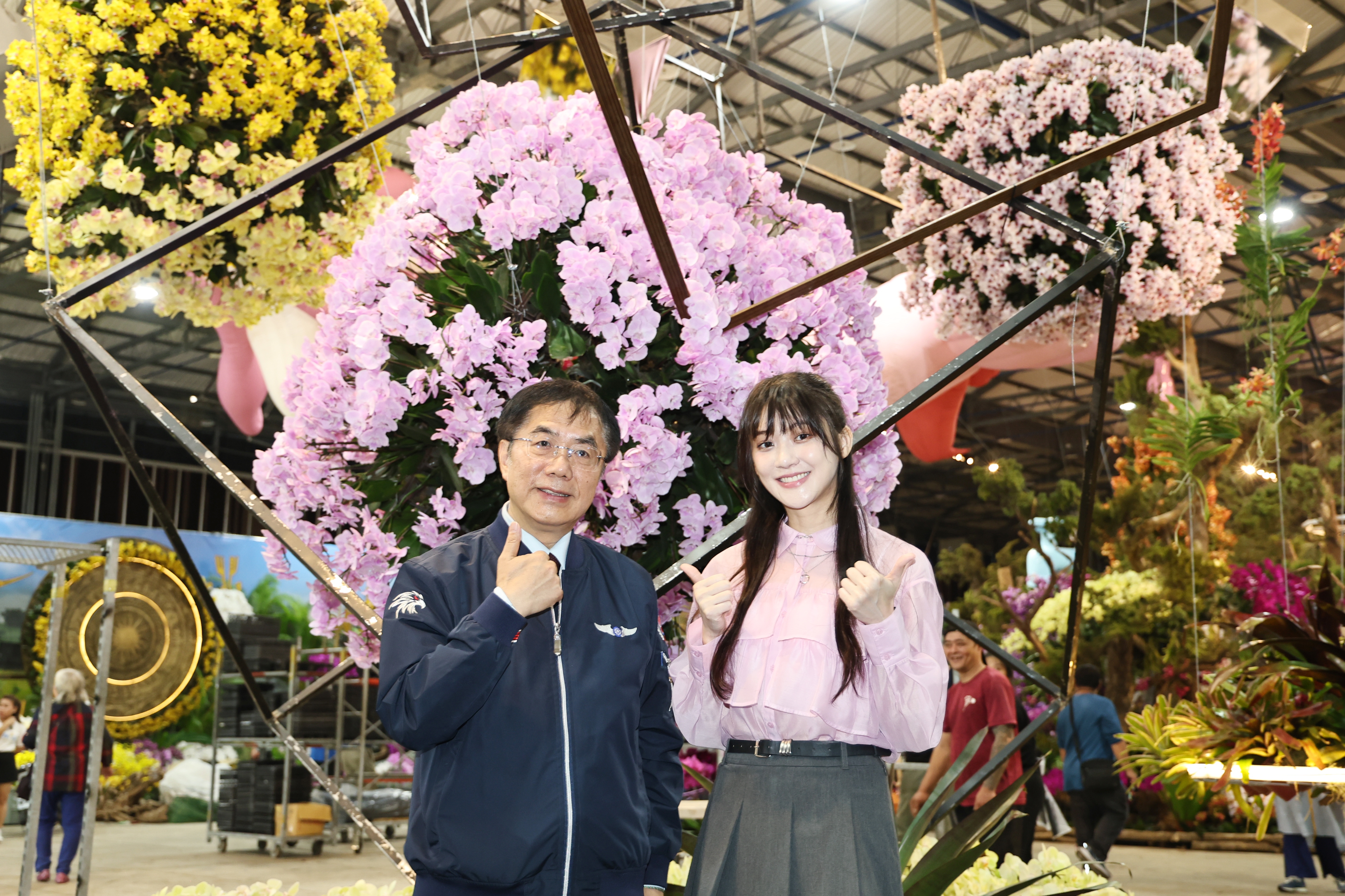 2026台灣國際蘭展暨花卉科技展於台南登場 黃偉哲推動AI藝術新體驗