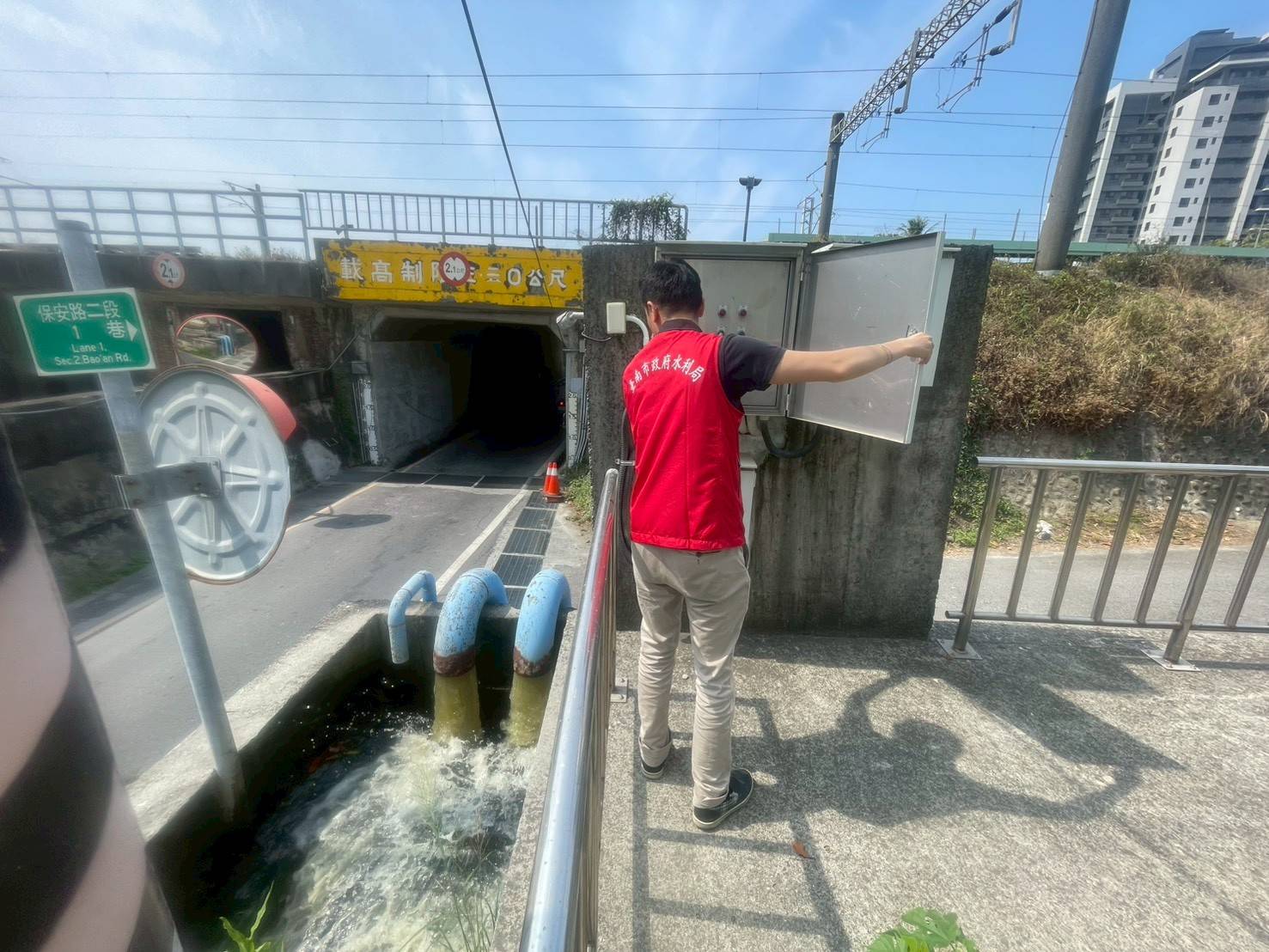 因應春雨來襲 台南市長黃偉哲要求落實水利建造物檢查及防汛準備