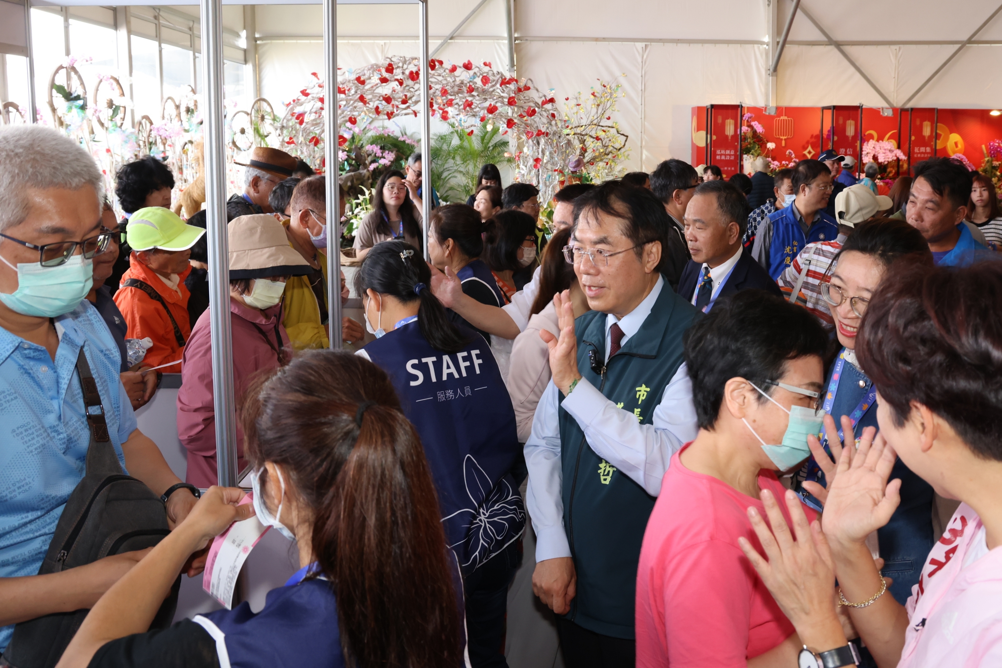 臺灣國際蘭展暨花卉科技展今開園   黃偉哲：只要夠強，世界就會為你開路