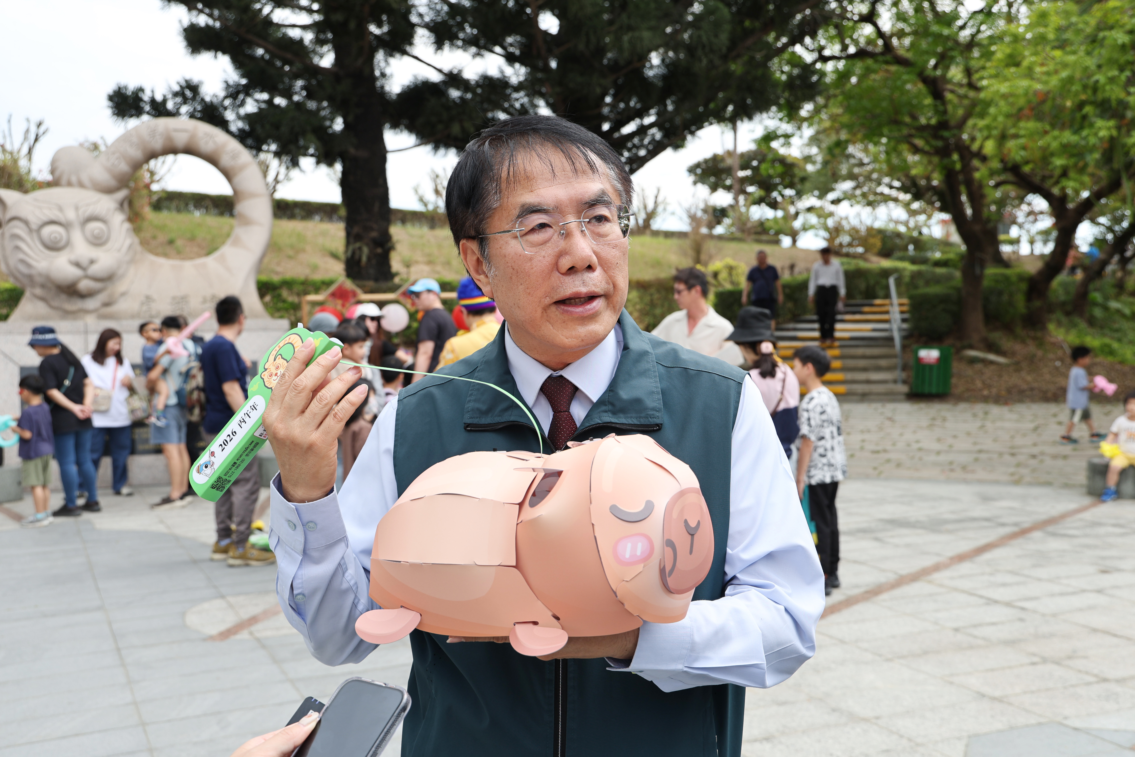 小提燈首發虎頭埤登場   黃偉哲邀民眾把握228連假領取機會