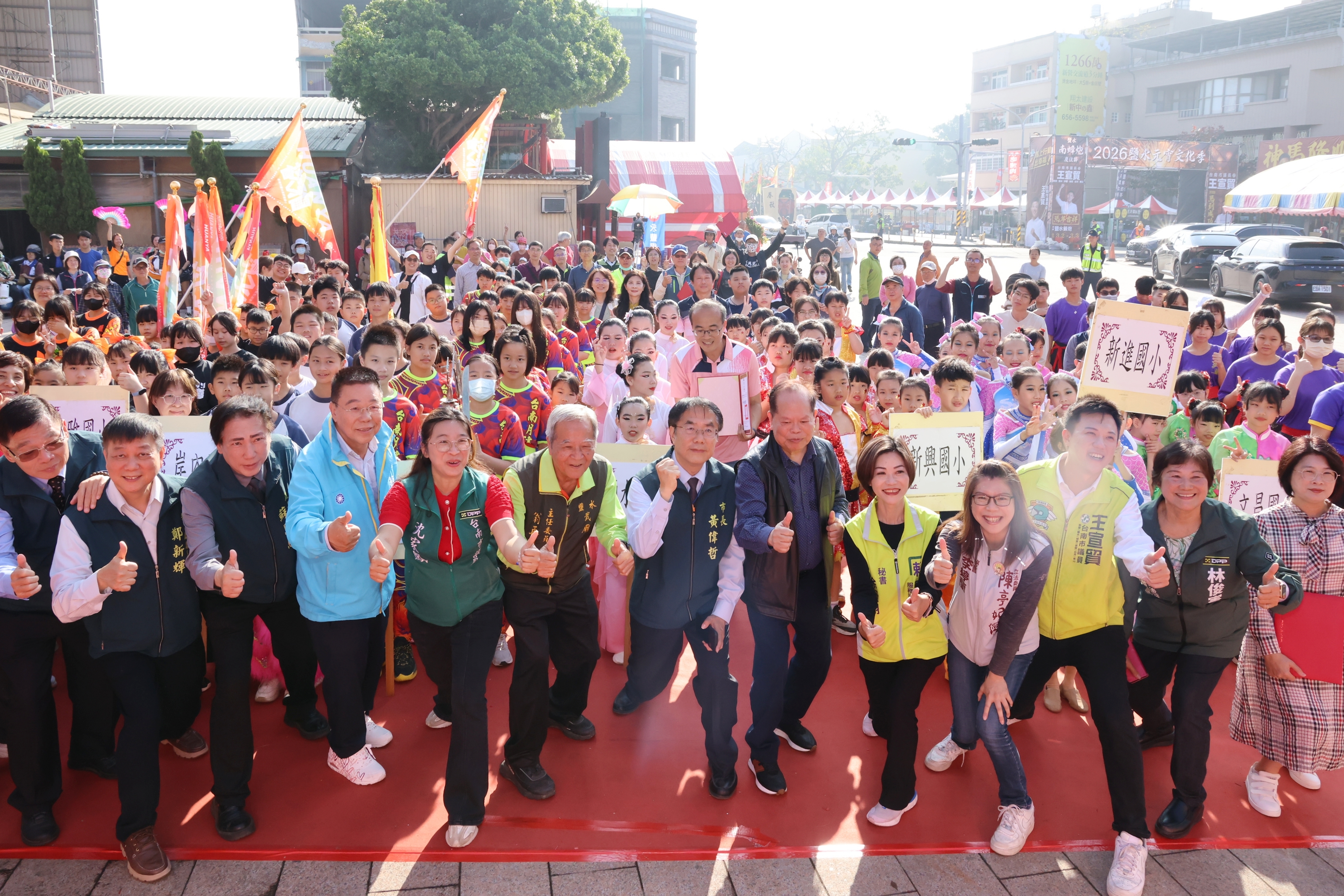 大台南學生展藝才華 鹽水武廟前聯合展演歡慶元宵