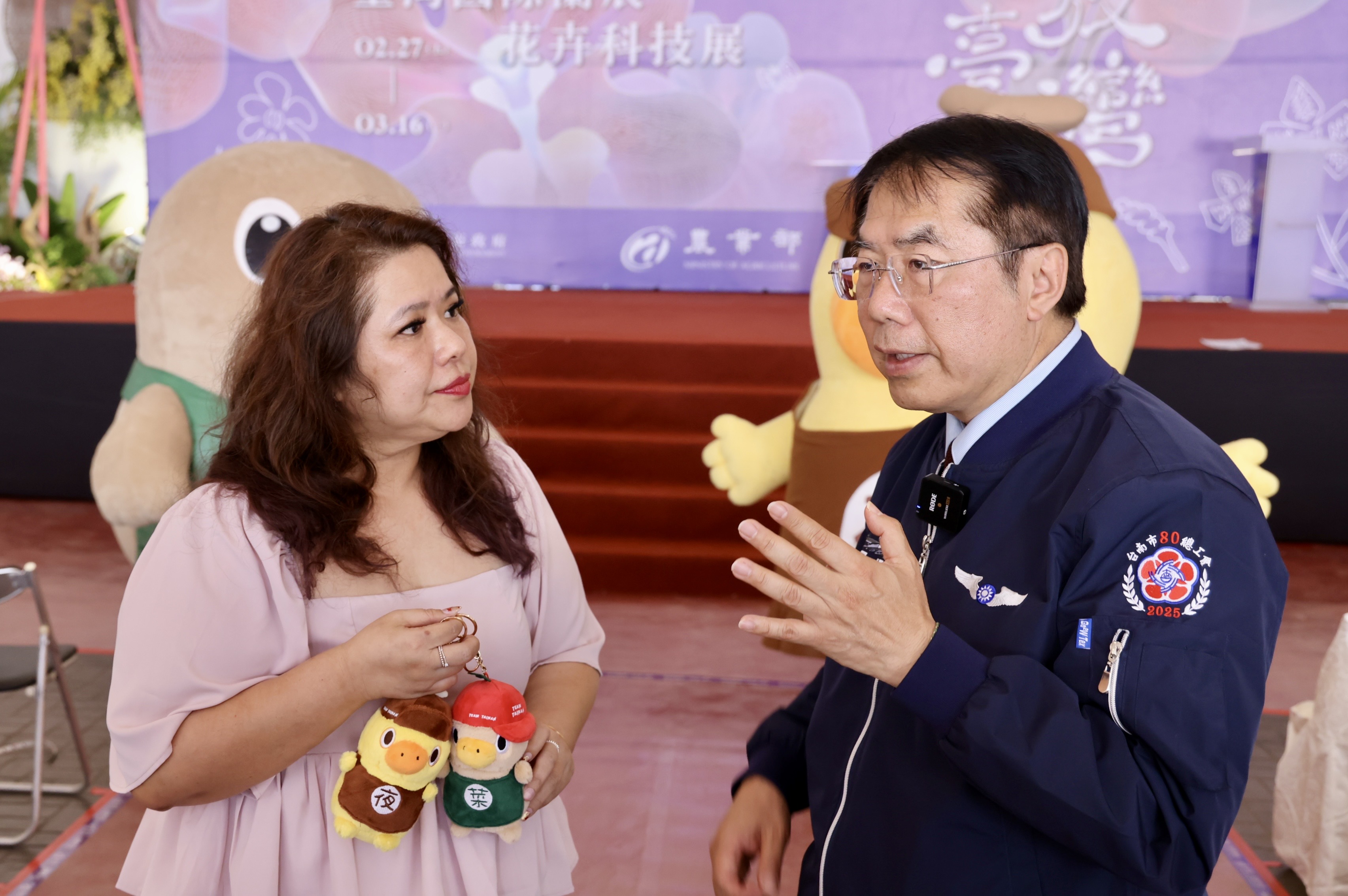 國際創作者造訪台南後壁蘭展  新加坡Mr. Hippo直呼實在太美了