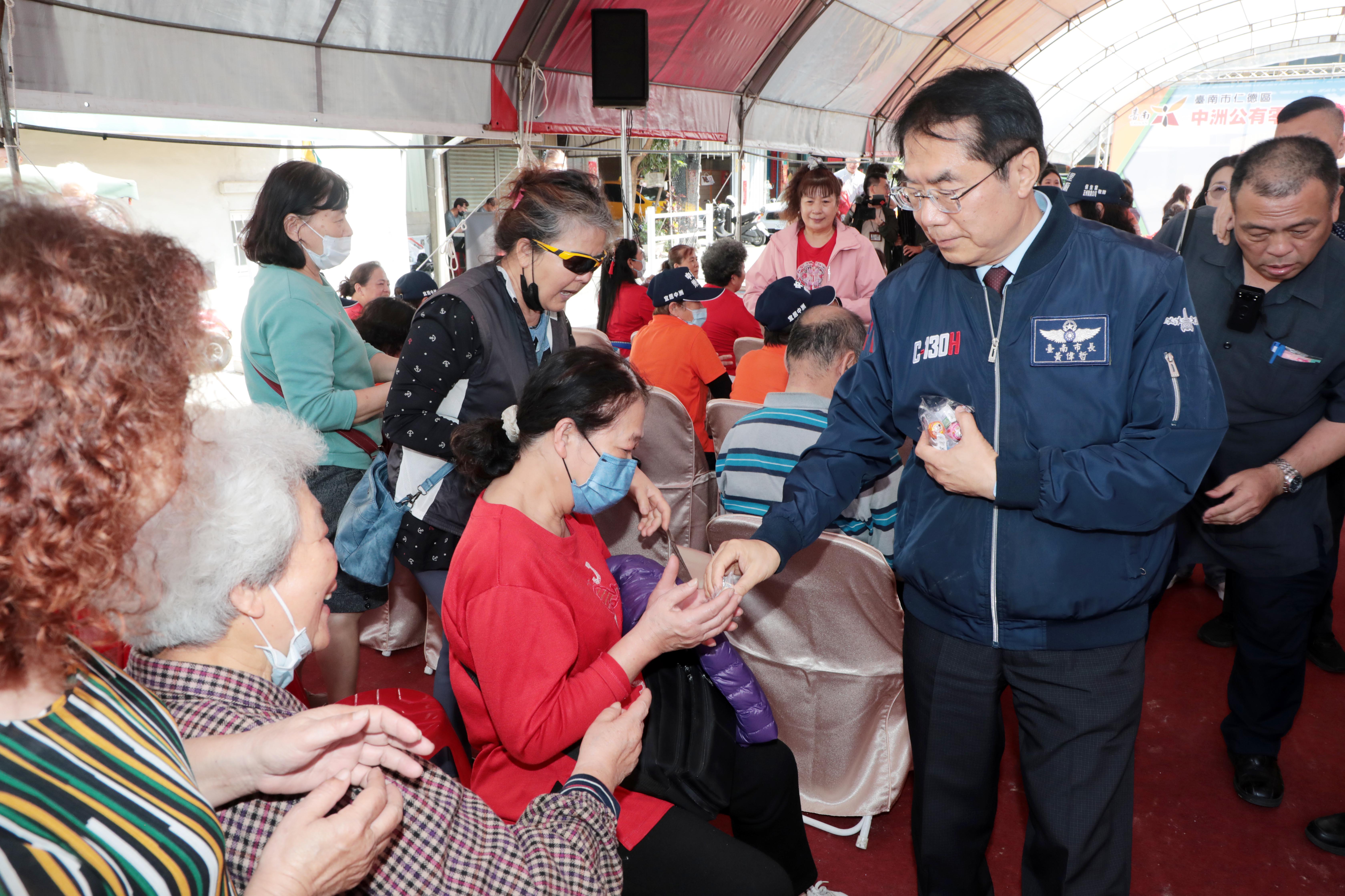 黃偉哲主持中洲市場重建動土 斥資四千萬打造仁德民生新地標