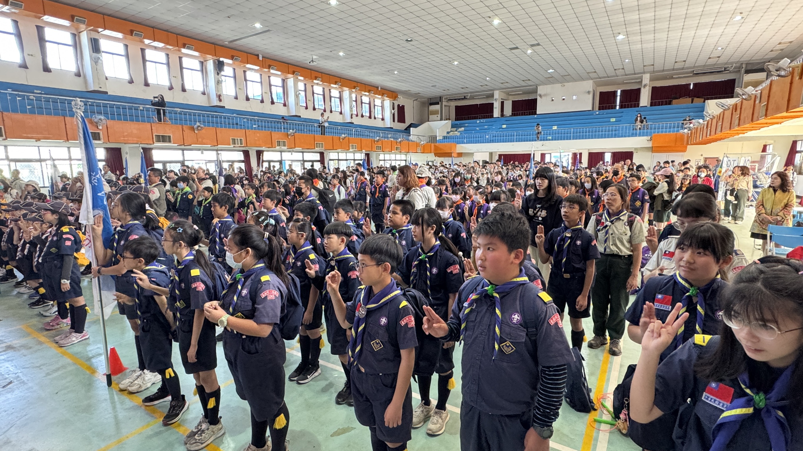 南市慶祝三五童軍節 海事探索闖關展現童軍精神 表揚績優團隊與優秀童軍