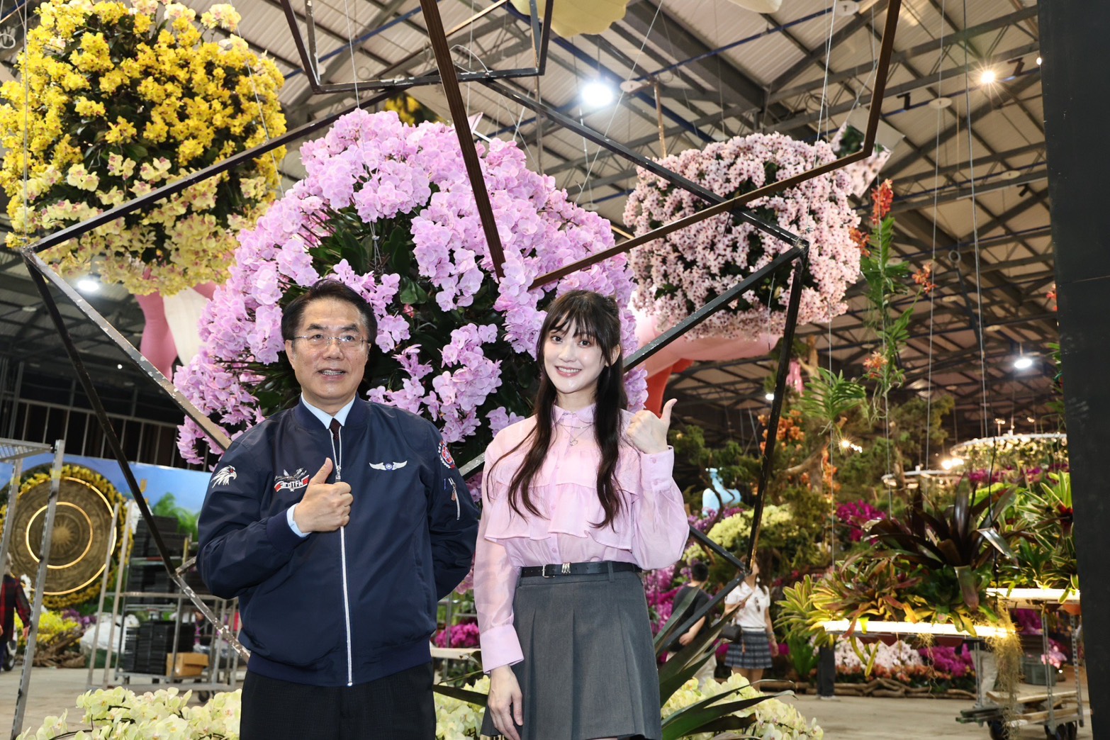 台南市政府與業者合作，拓展蘭花行銷，應對美國關稅調整