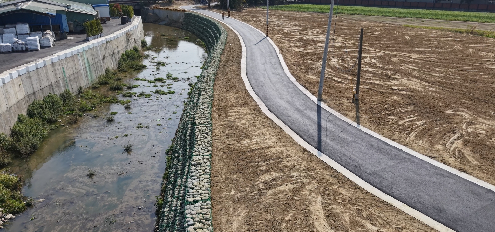 烏鬼厝溪排水災後復建工程完工，台南市強化防洪韌性