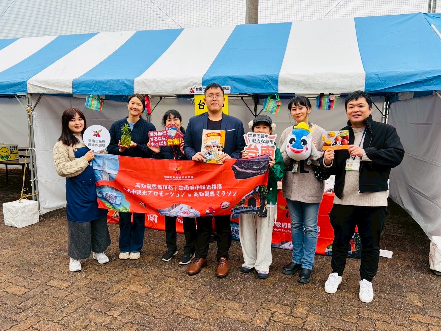 臺南赴日高知龍馬馬拉松設攤推廣 深化日本觀光市場布局