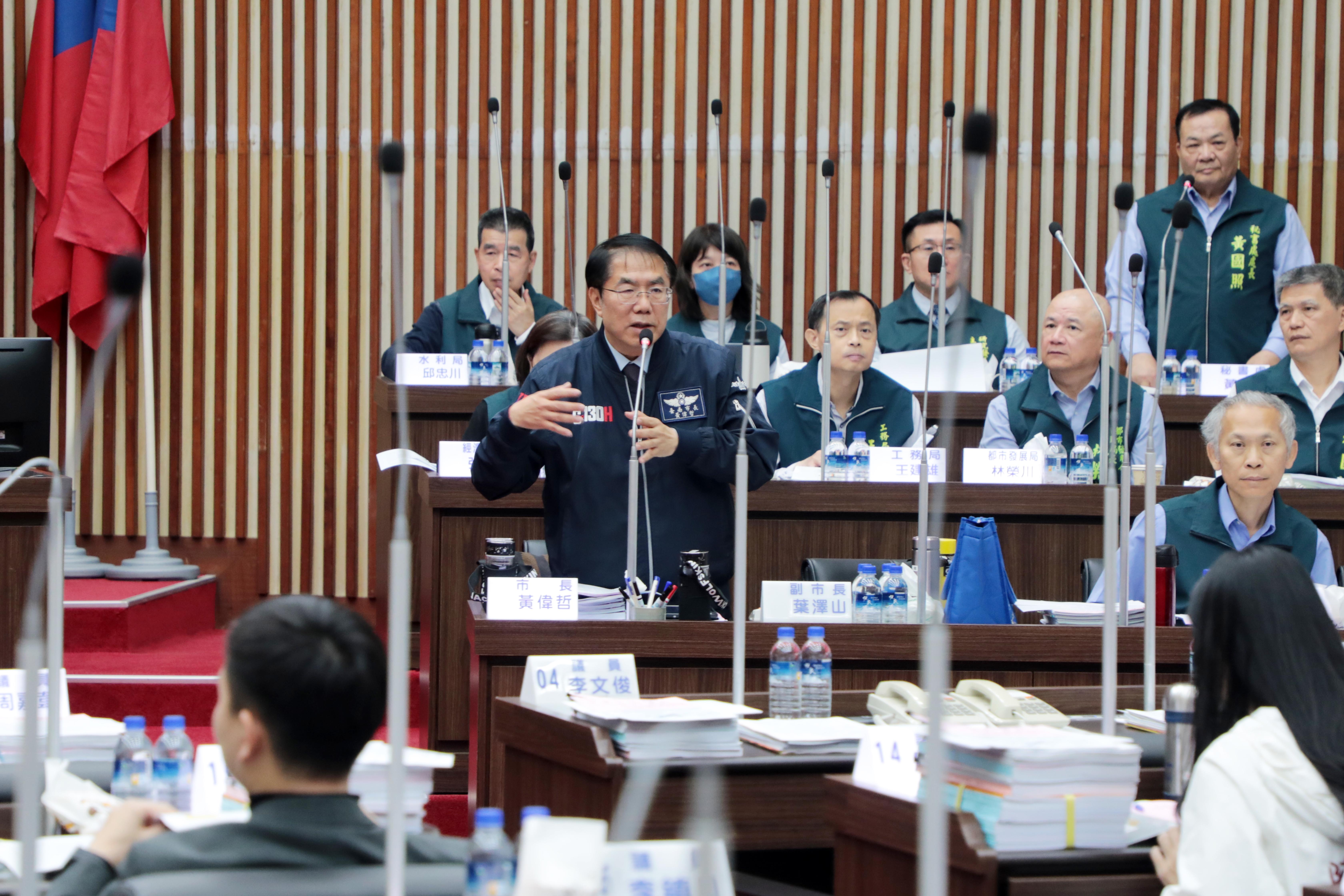 台南市議會舉行第4屆第11次臨時會，議事啟動