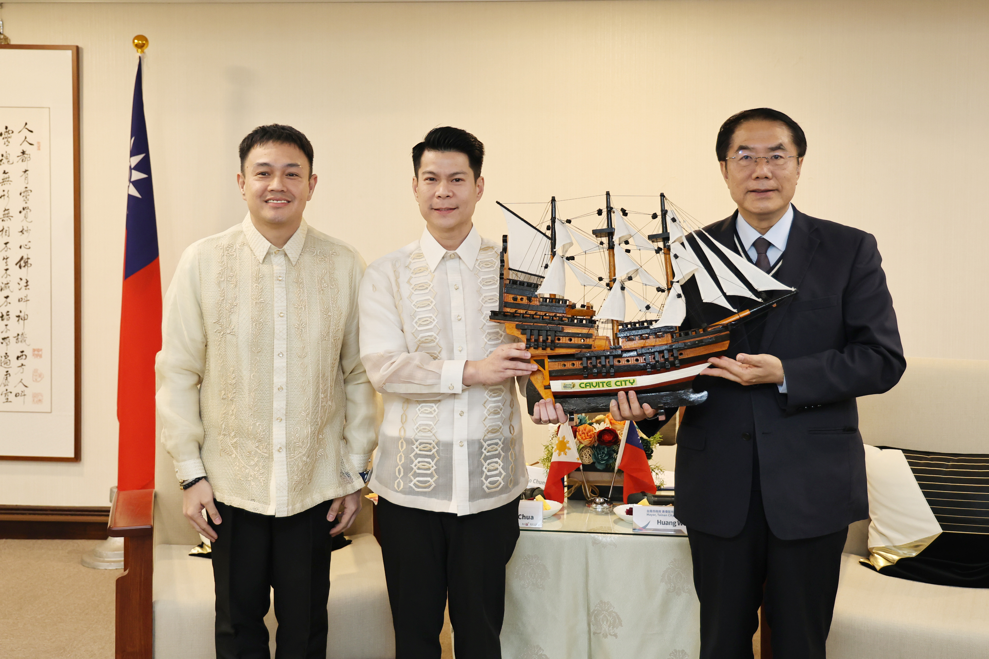黃偉哲城市外交成果，菲律賓加美地市長率團回訪台南