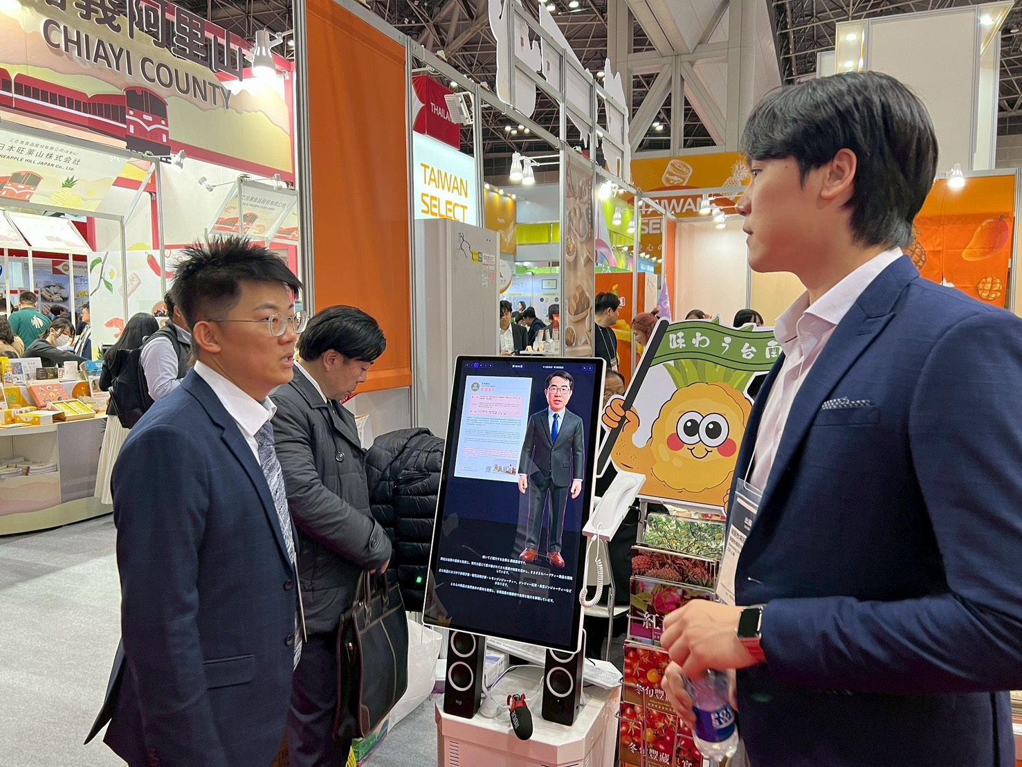 搶攻東京食品展商機  台南請AI分身市長行銷