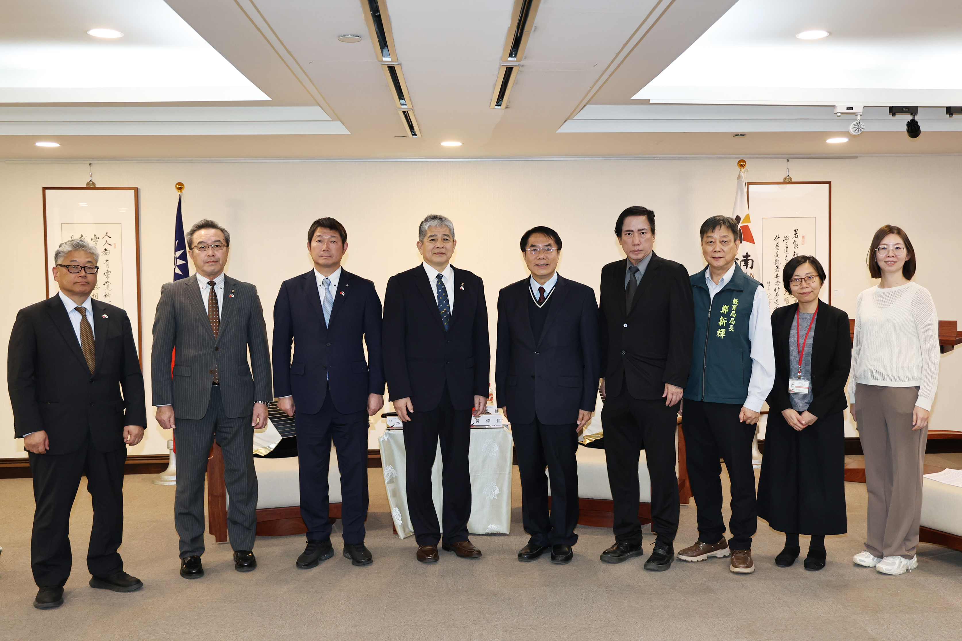 日本宇城地域締盟週年再訪 台南市長黃偉哲親授道路命名公文紀念友誼