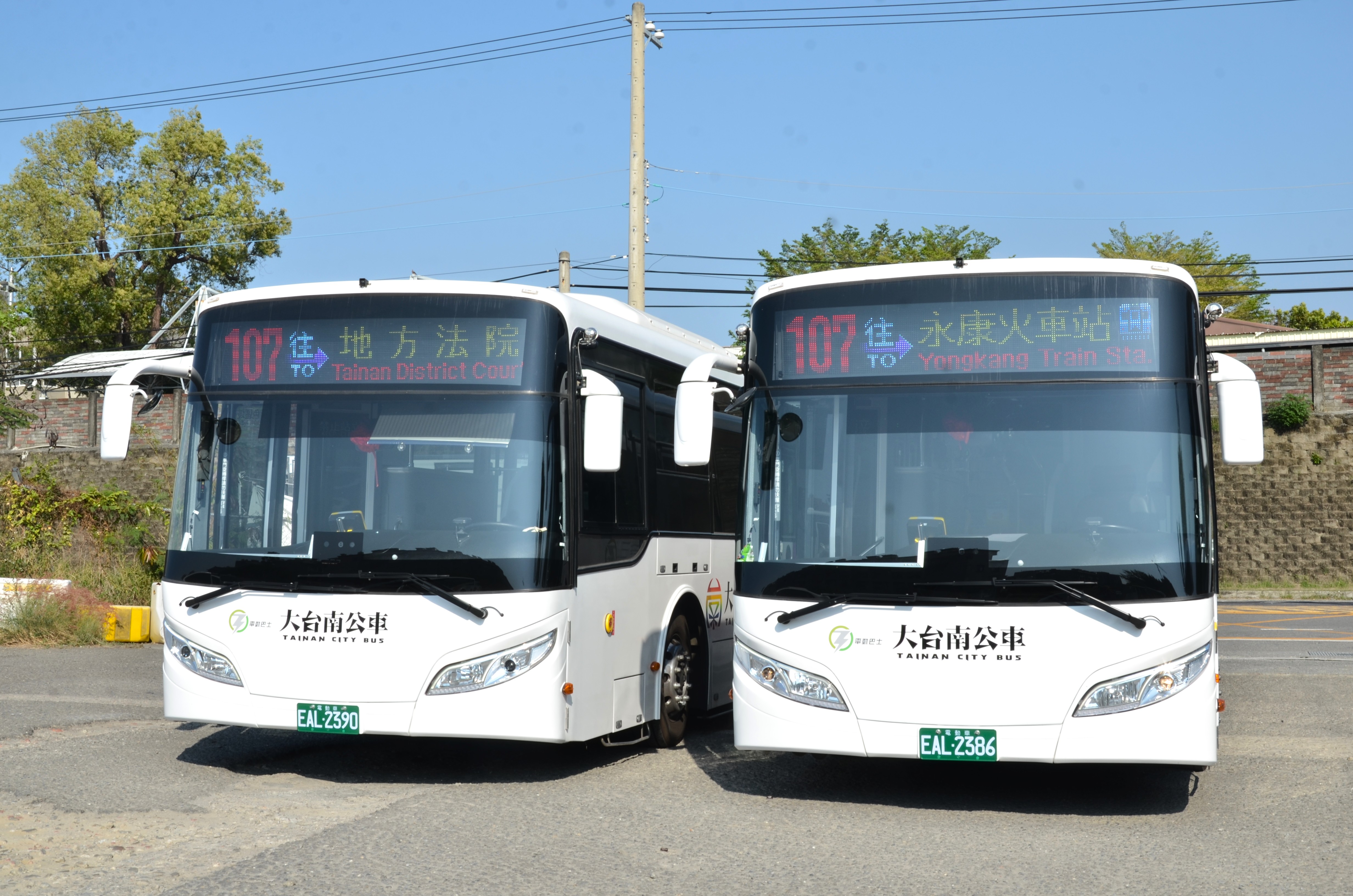 台南市都會公車107路永康火車站至地方法院 啟運