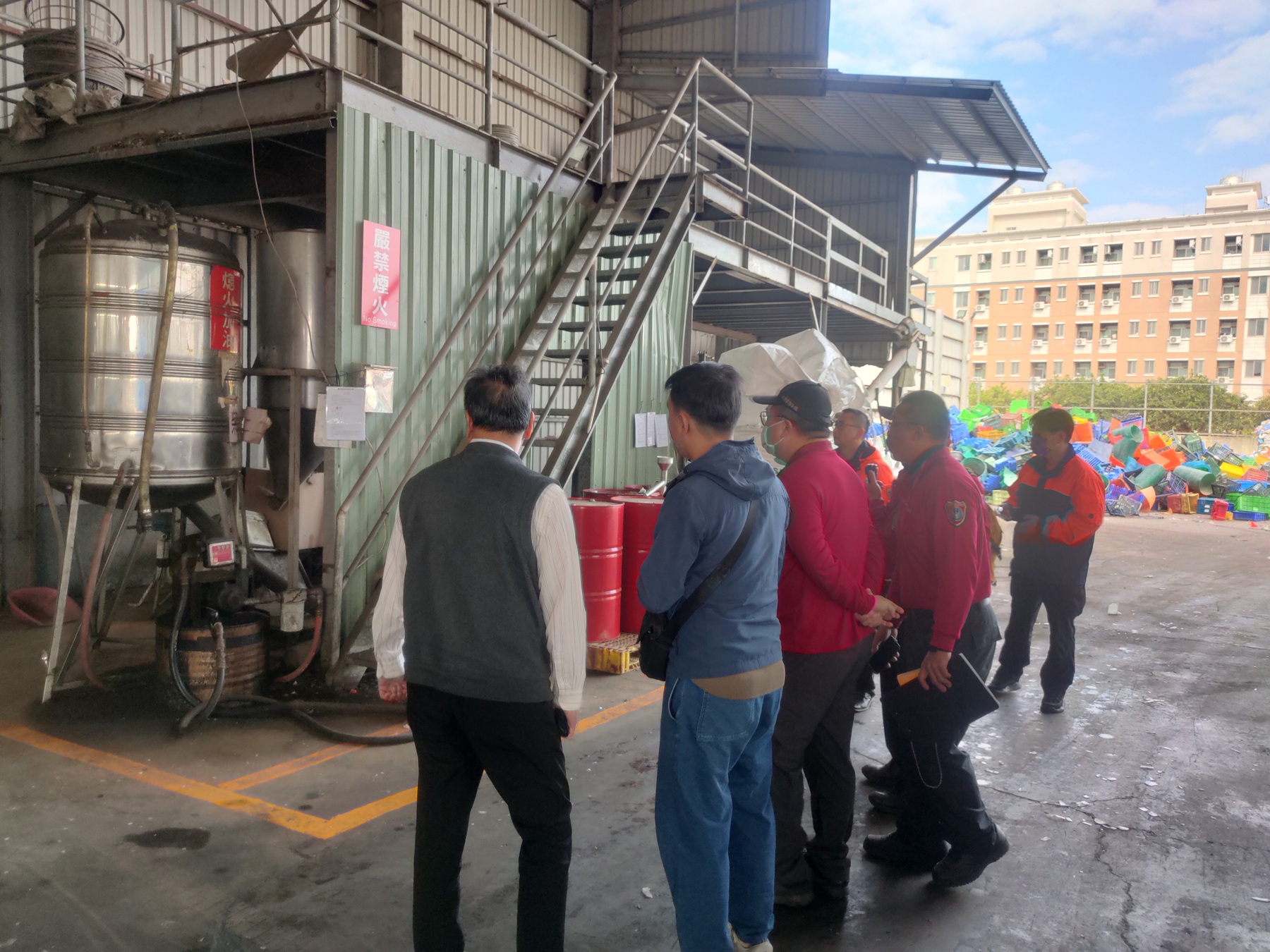 南市府經發局宣導工廠強化安全管理，預防火災發生