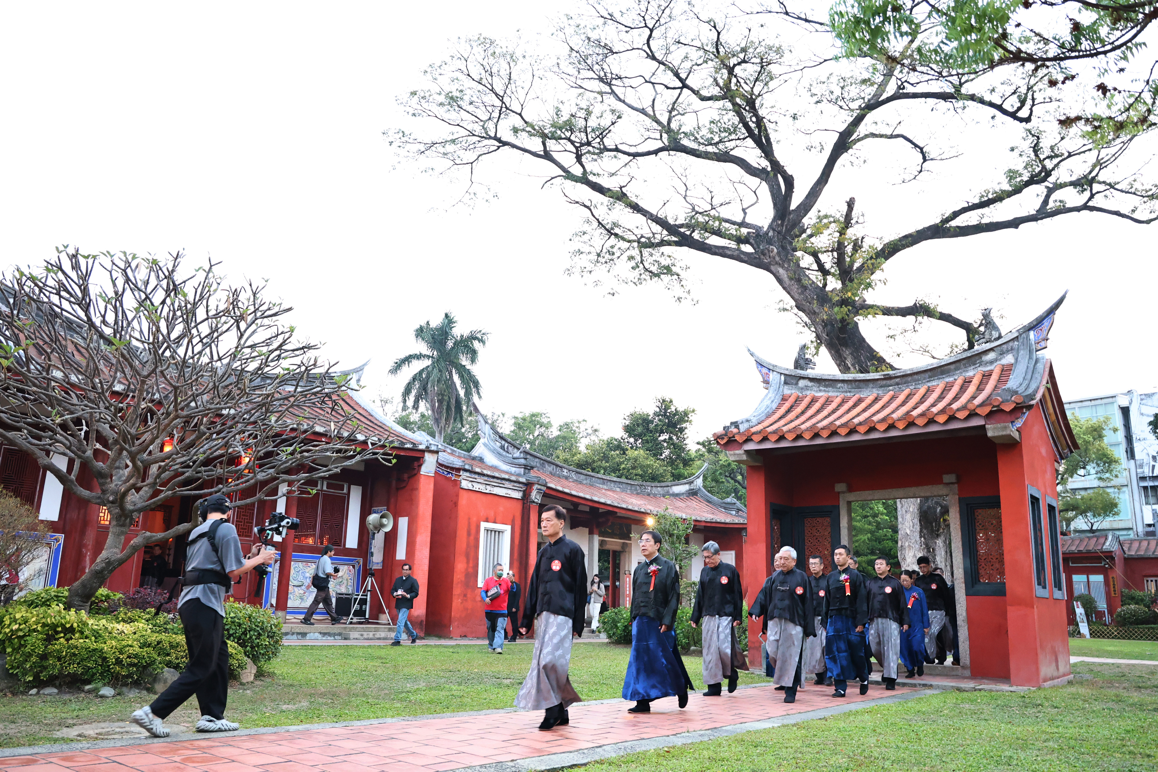 春祭大成至聖先師孔子釋奠典禮今登場 黃偉哲率各界循古禮展現文化底蘊