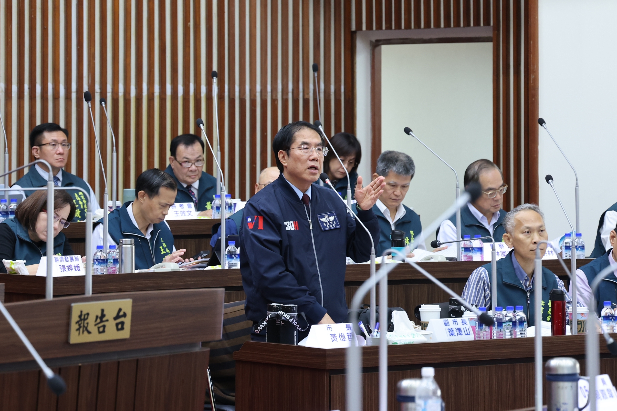 台南市議會第四屆第十一臨時會閉幕 黃偉哲感謝議員為市民福祉共同努力