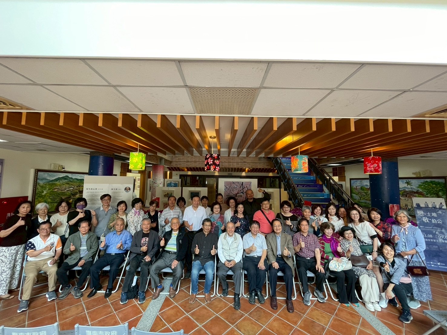 「執念‧新境」林享郎老師創作個展 心路分享共下來寮