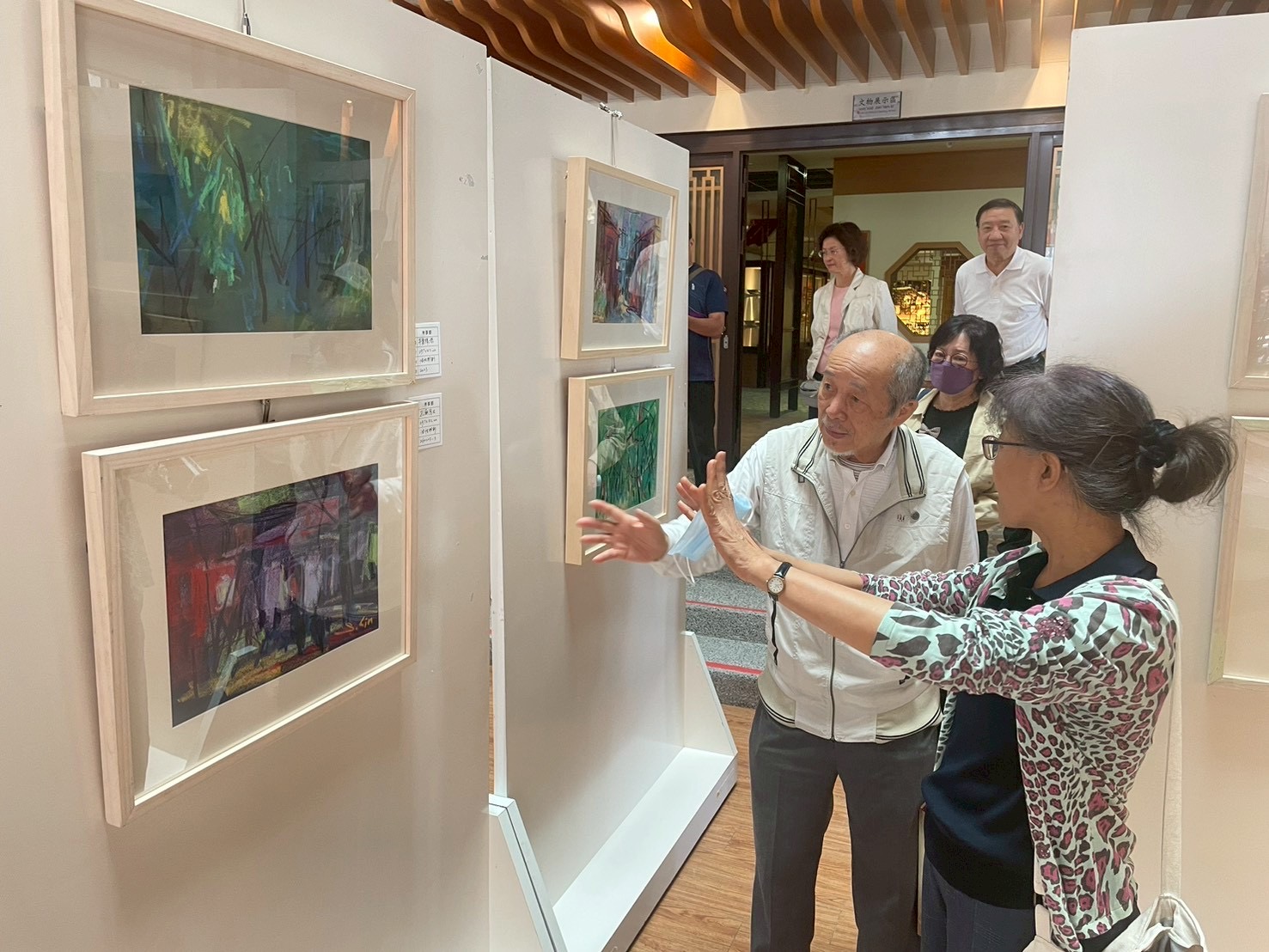 林享郎老師「執念‧新境」創作個展 在來寮分享心路歷程