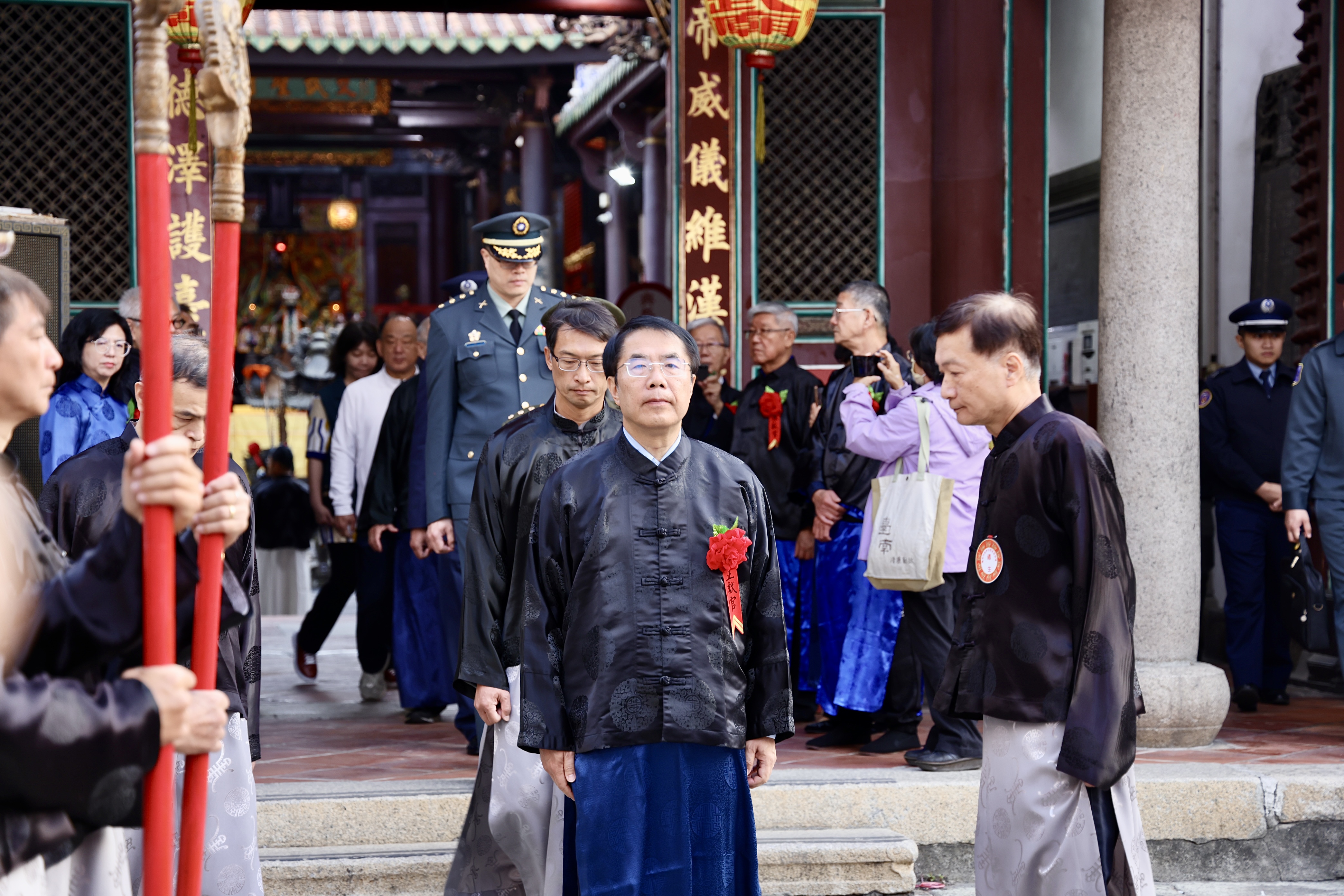 台南春祭武聖祭祀大典 黃偉哲主祭 傳承古禮