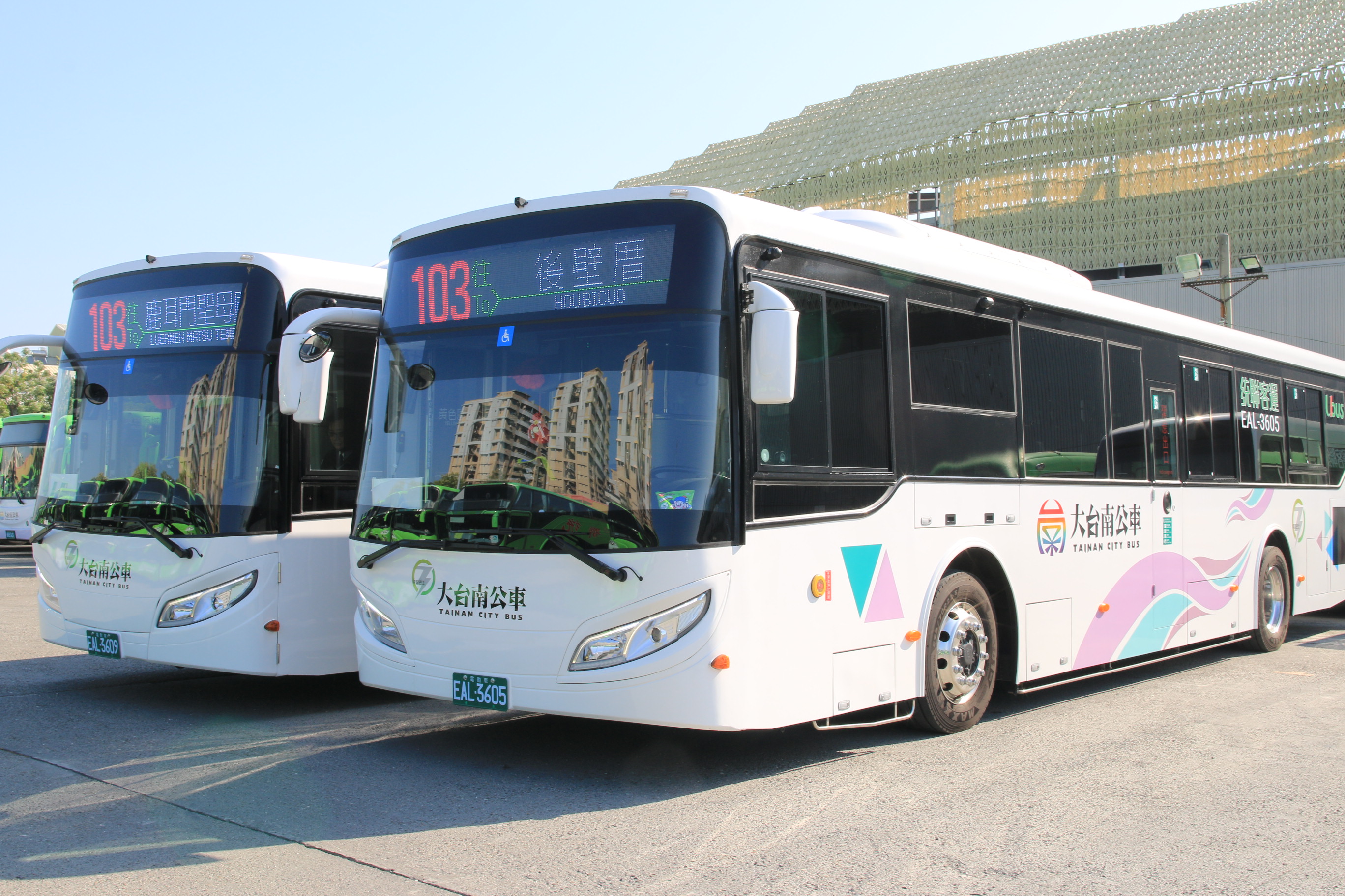 台南都會公車103路「鹿耳門聖母廟-臺南火車站-仁德後壁厝」3/25上線營運