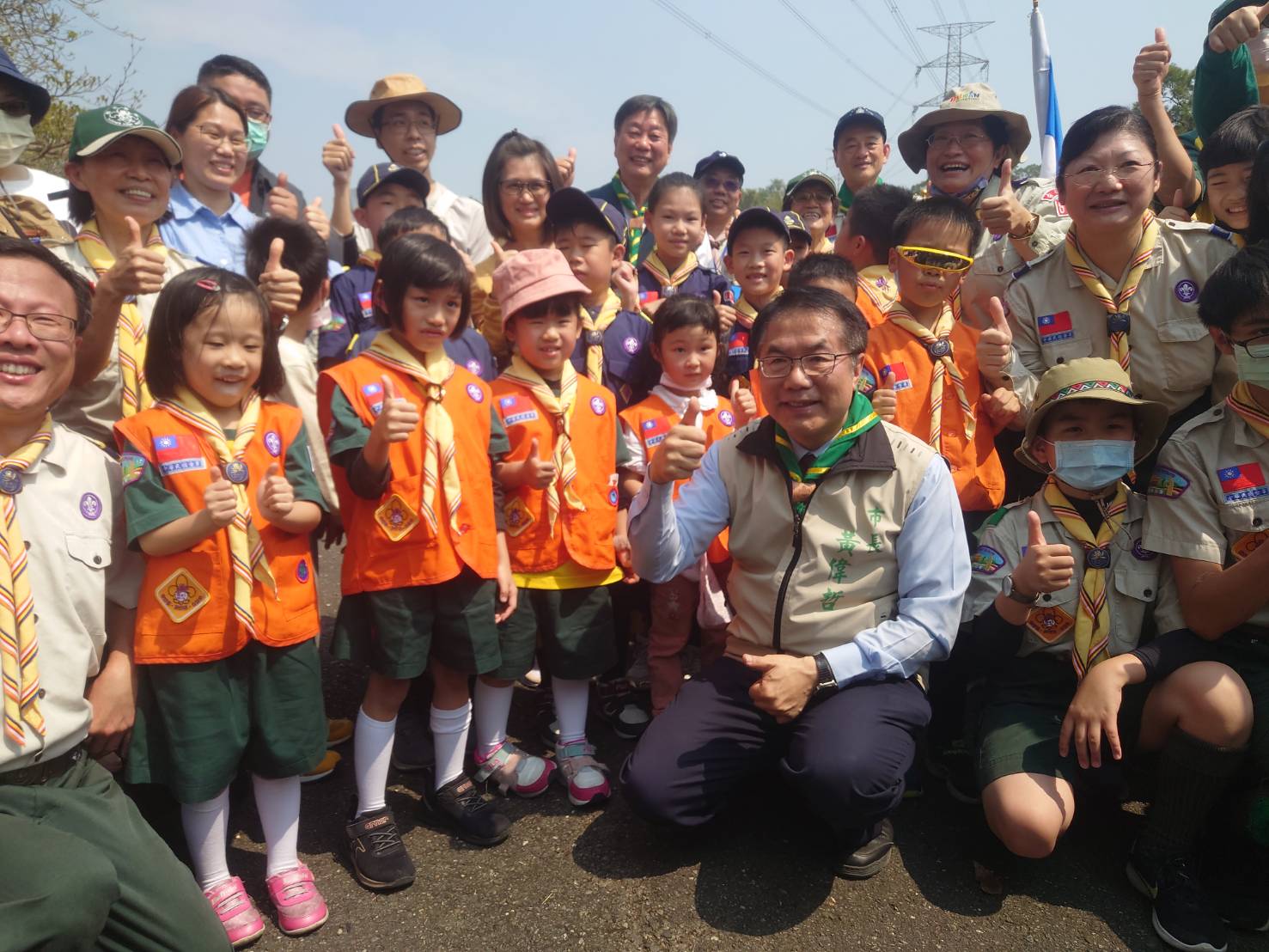 為「全國大露營」暖身！臺南市31校團約800人齊聚烏山頭水庫 進行大露營暨歡慶三五童軍節活動